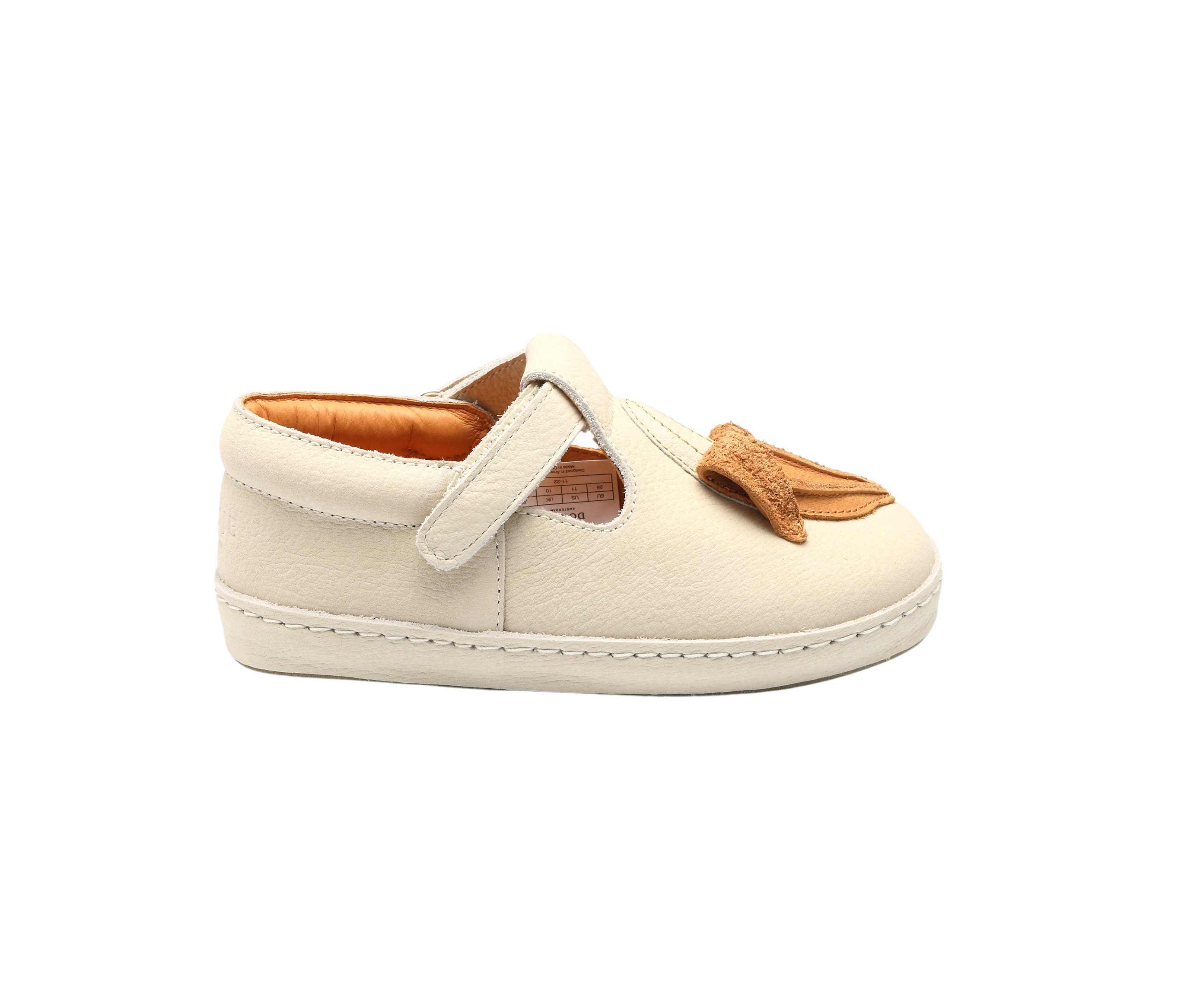 Bowi Shoes | Banana | Cream Betting Leather