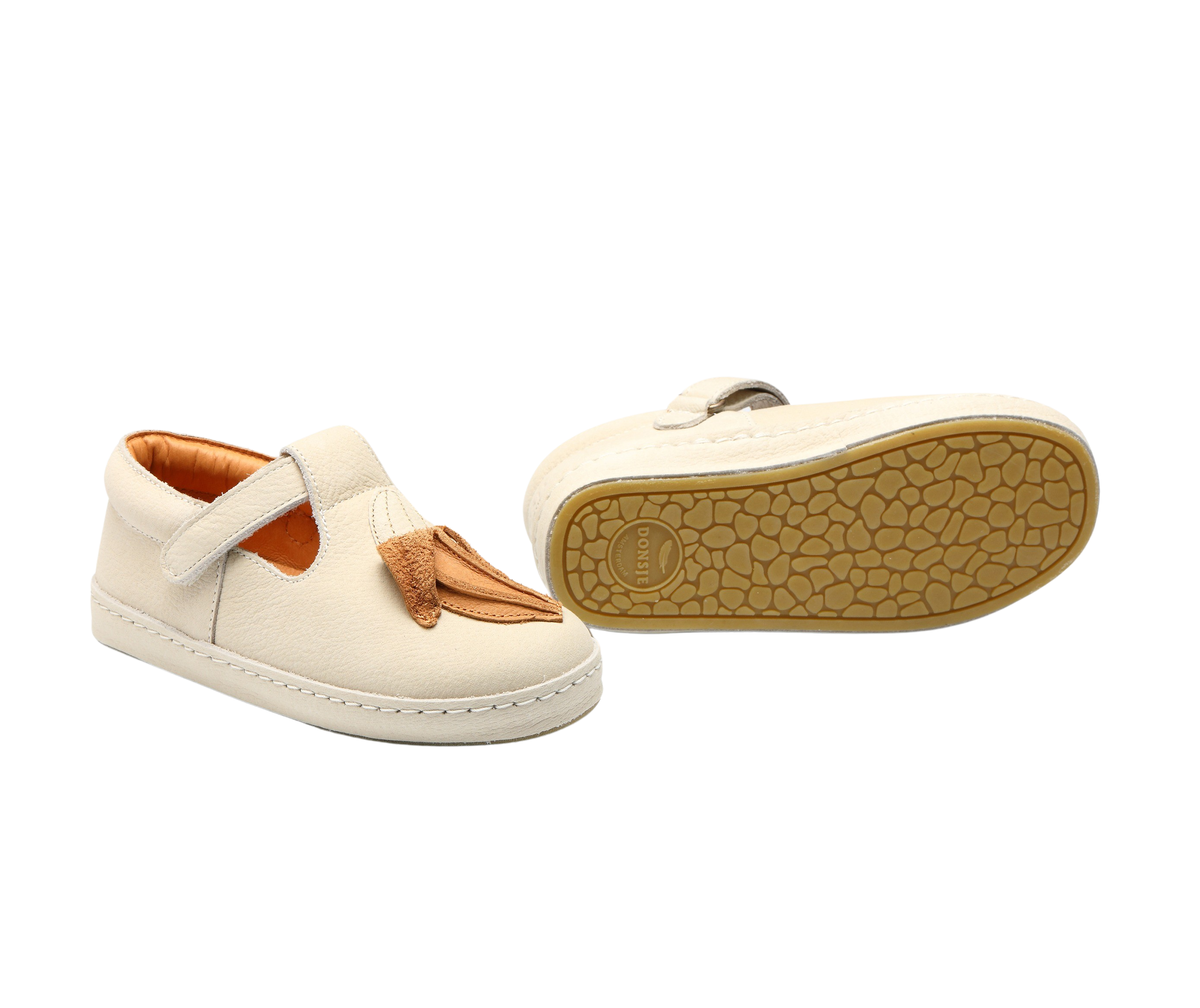 Bowi Shoes | Banana | Cream Betting Leather