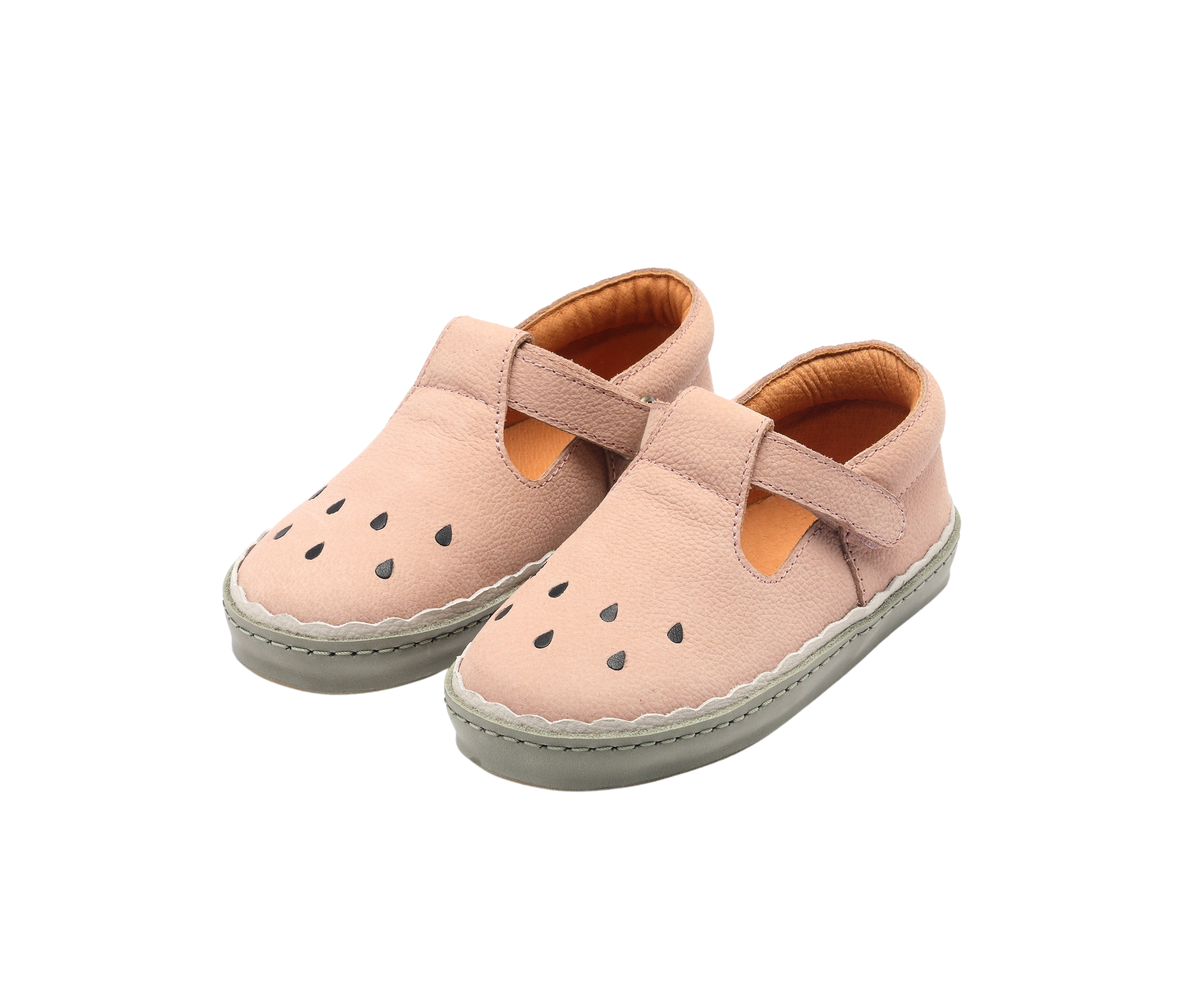 Bowi Shoes | Watermelon | Coral Betting Leather