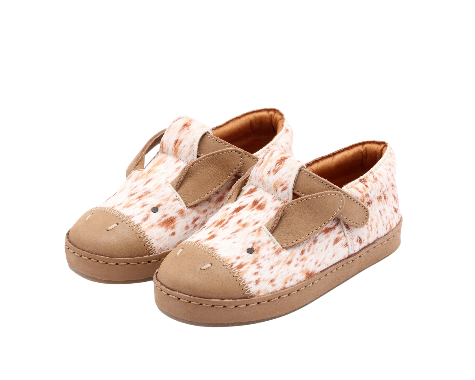 Xan Exclusive Shoes | Horse | Brown Brushed Cow Hair