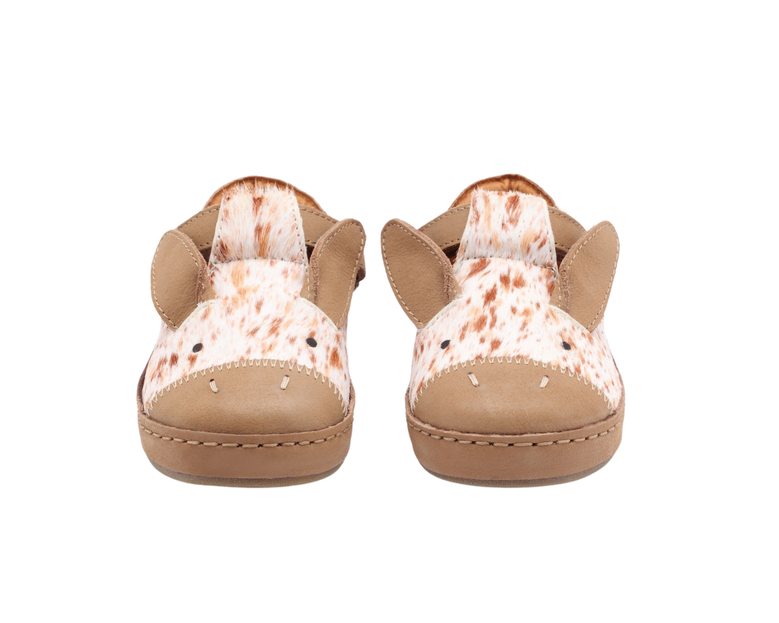 Xan Exclusive Shoes | Horse | Brown Brushed Cow Hair