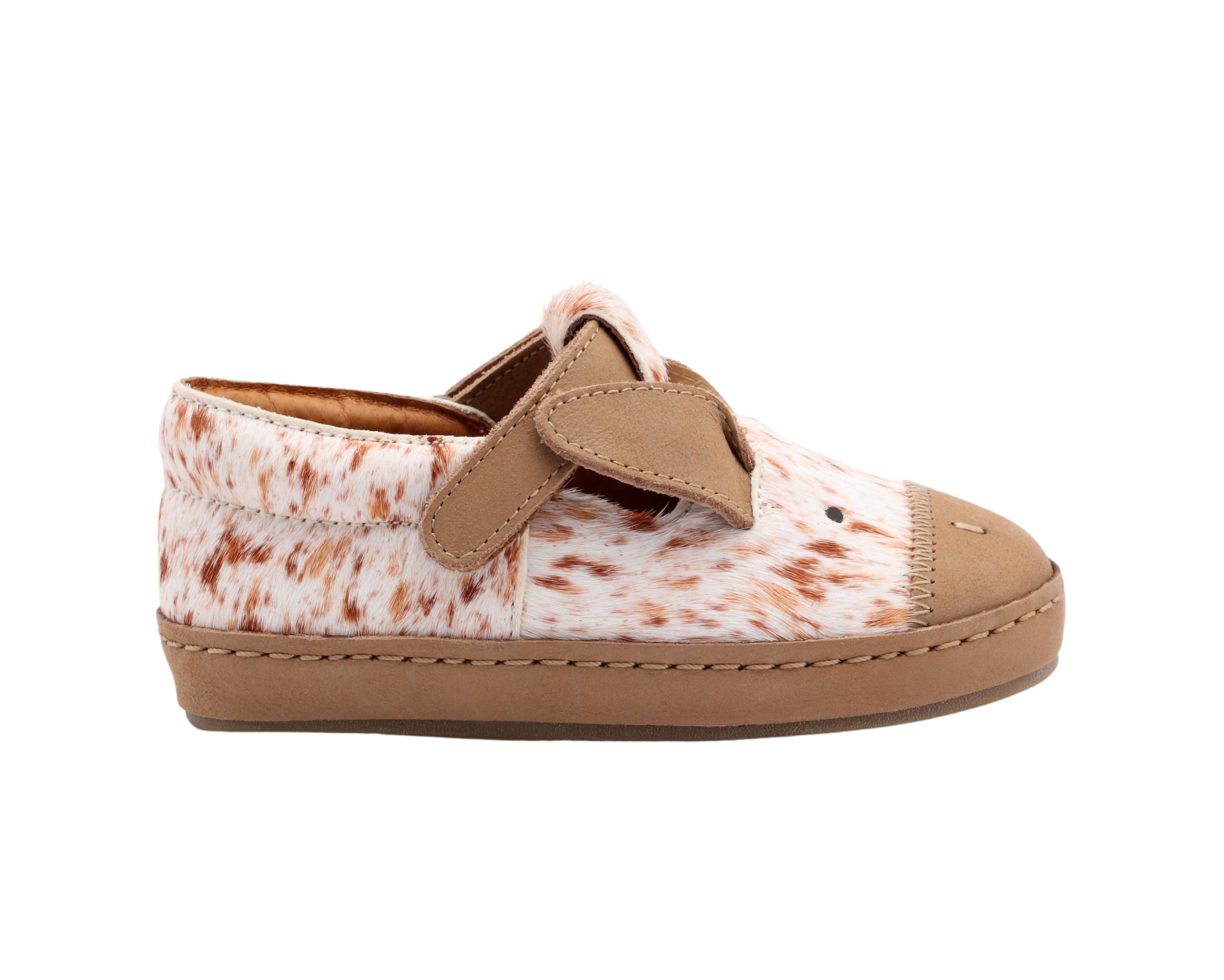 Xan Exclusive Shoes | Horse | Brown Brushed Cow Hair
