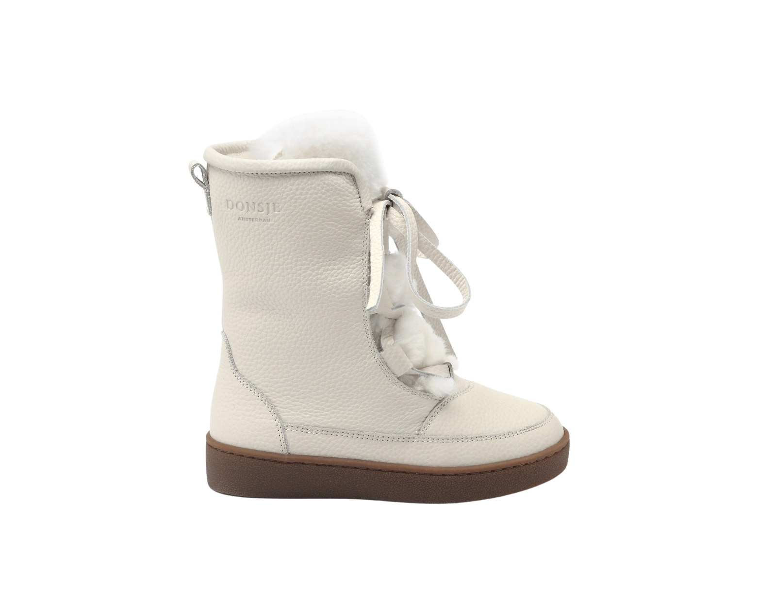 Sonny Boots | Off White Leather