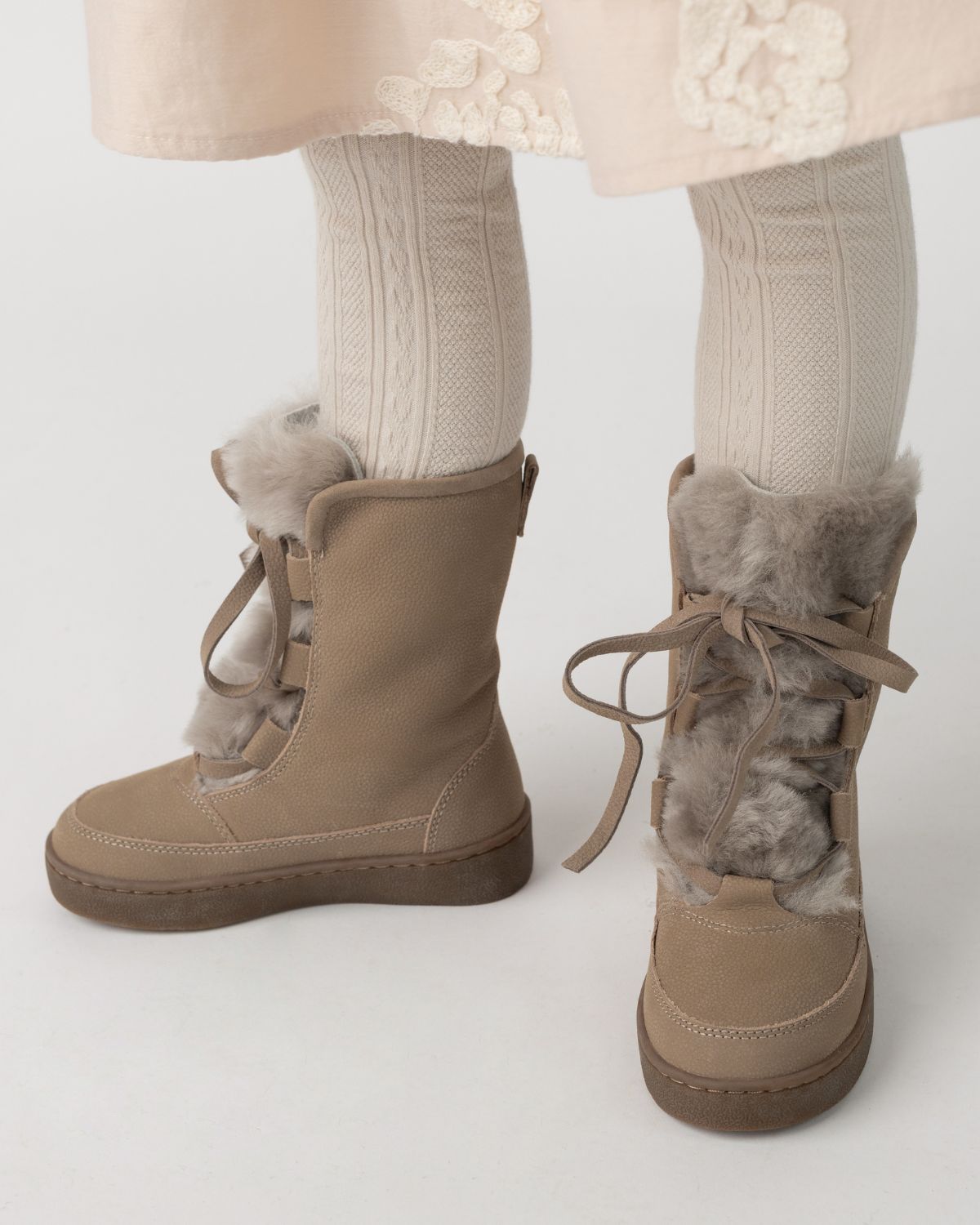Sonny Boots | Light Grey Betting Leather