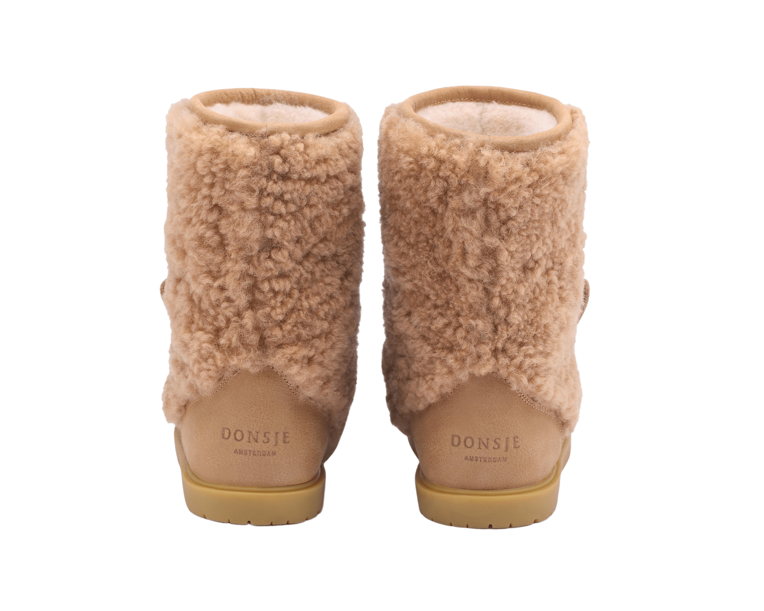 Irfi Boots | Alpaca | Beige Curly Sheep Wool