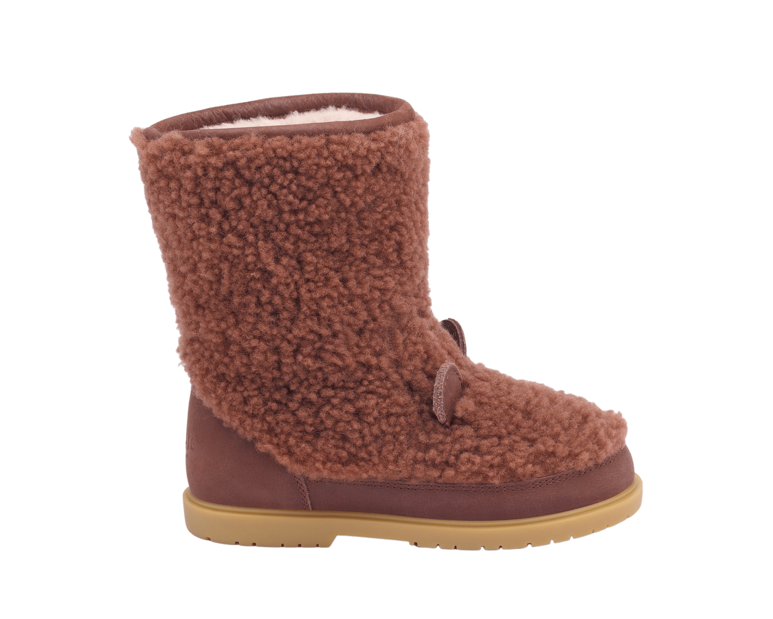 Irfi Boots | Bear | Brown Curly Sheep Wool