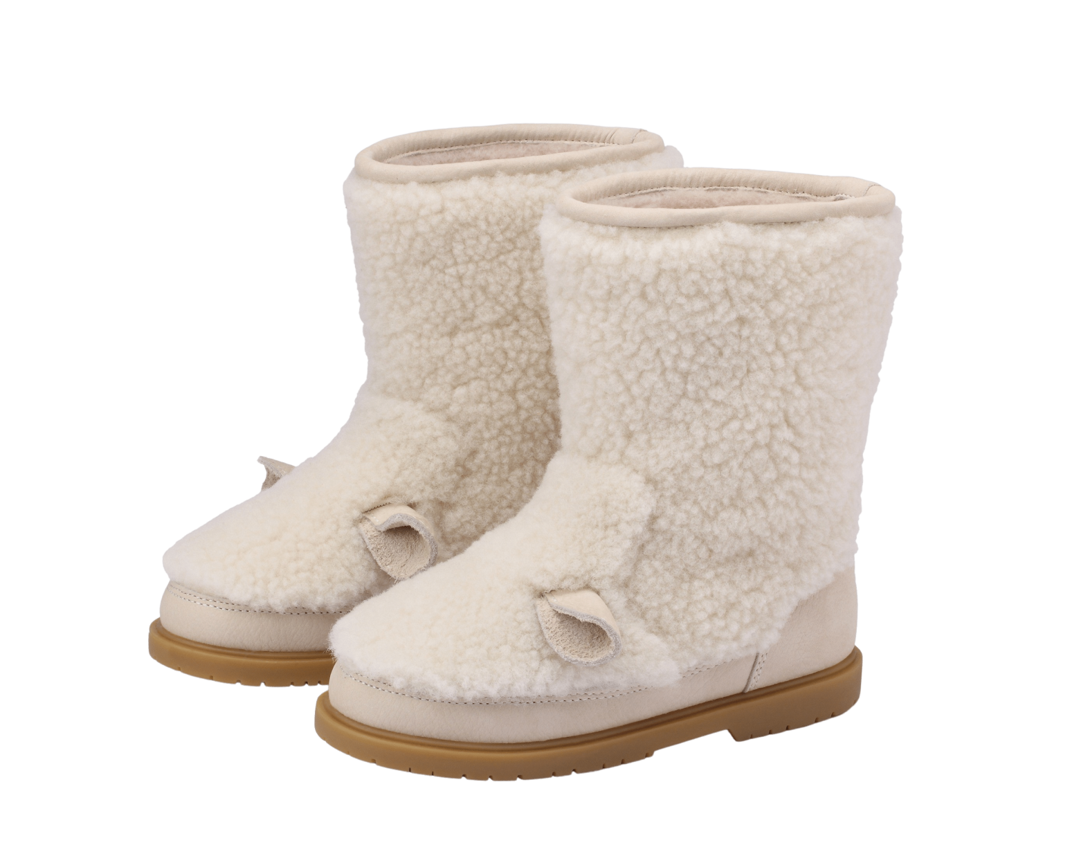 Irfi Boots | Lammy | Off White Curly Sheep Wool