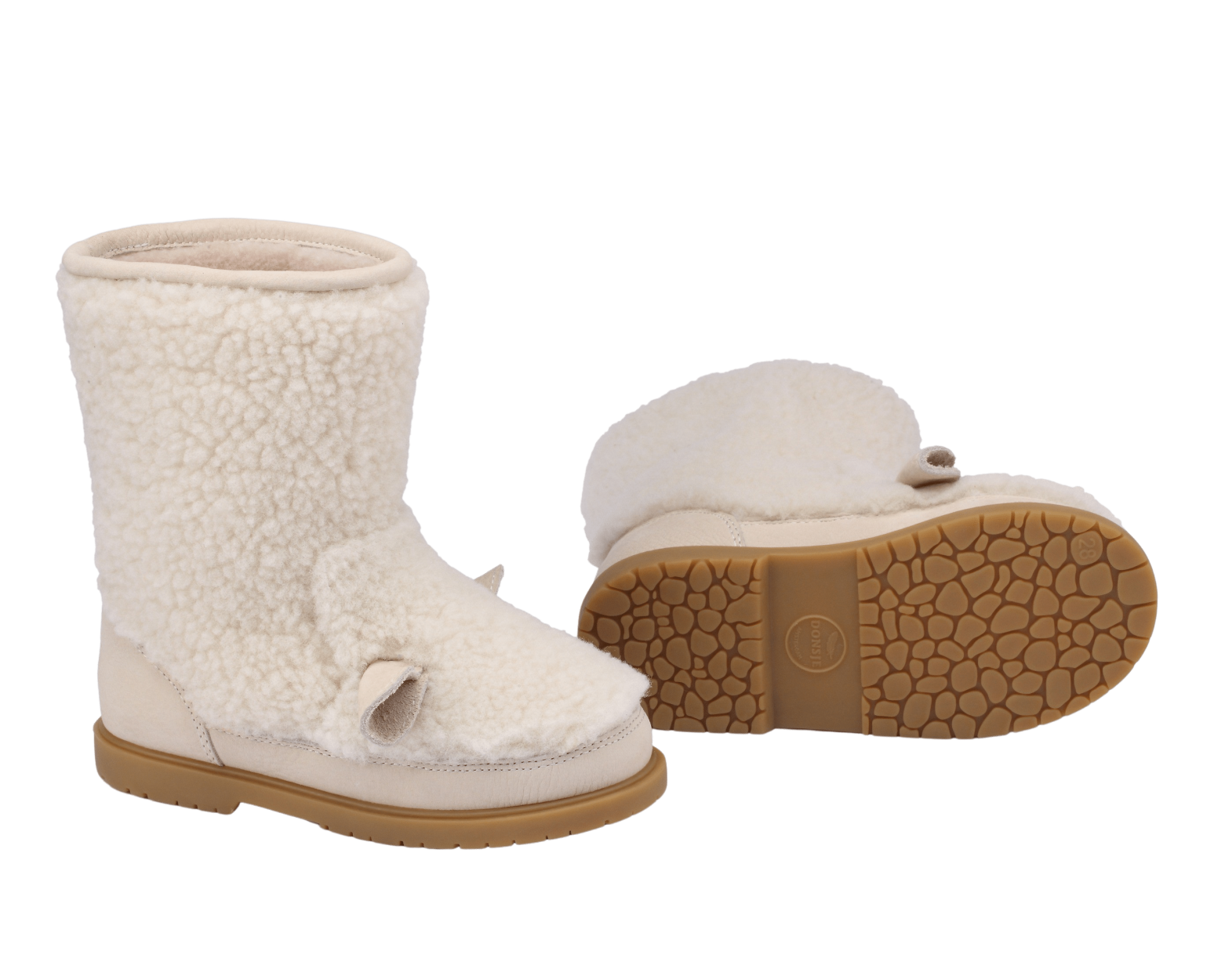 Irfi Boots | Lammy | Off White Curly Sheep Wool