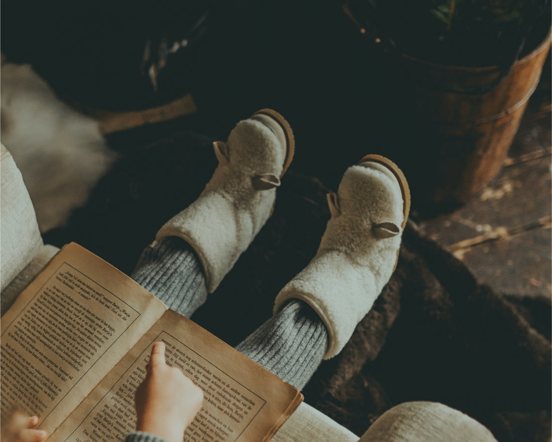 Irfi Boots | Lammy | Off White Curly Sheep Wool