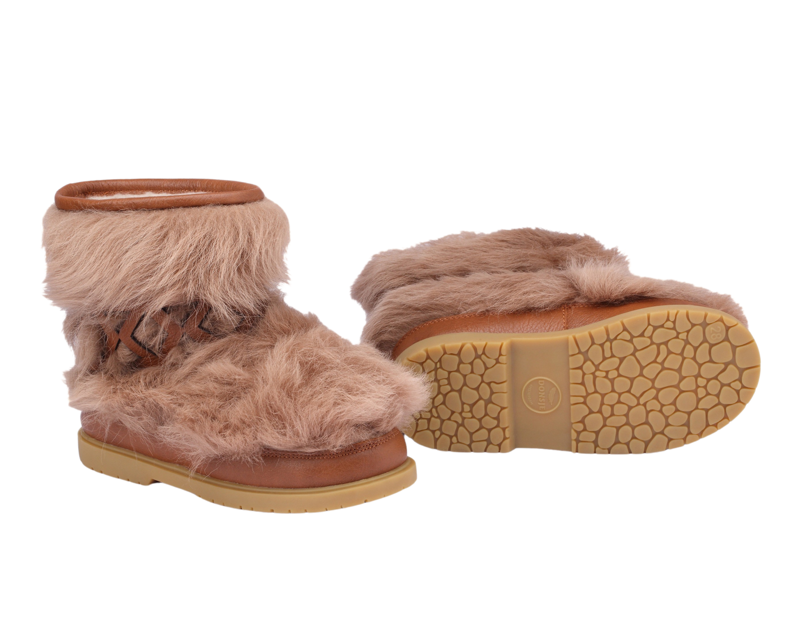 Keiza Boots | Beige Sheep Wool