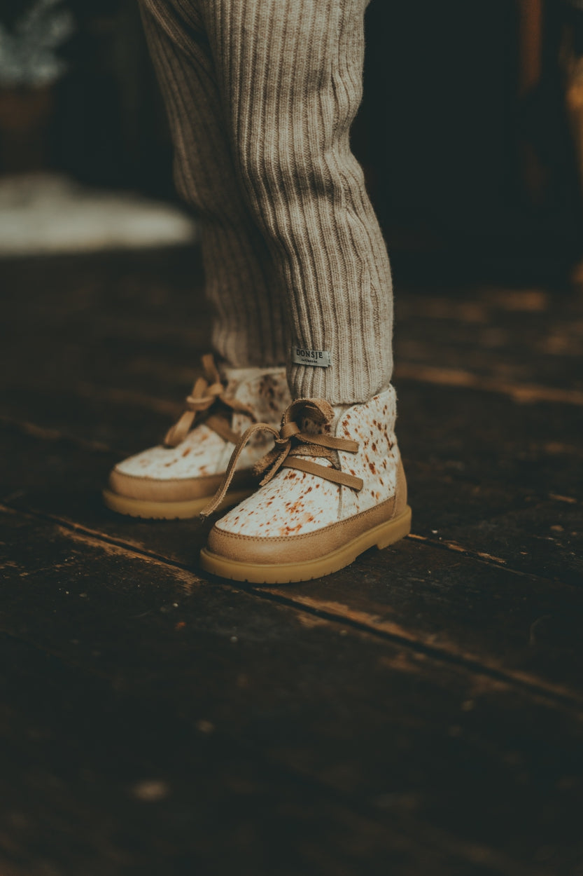 Buddy Exclusive Boots | Brown Brushed Cow Hair