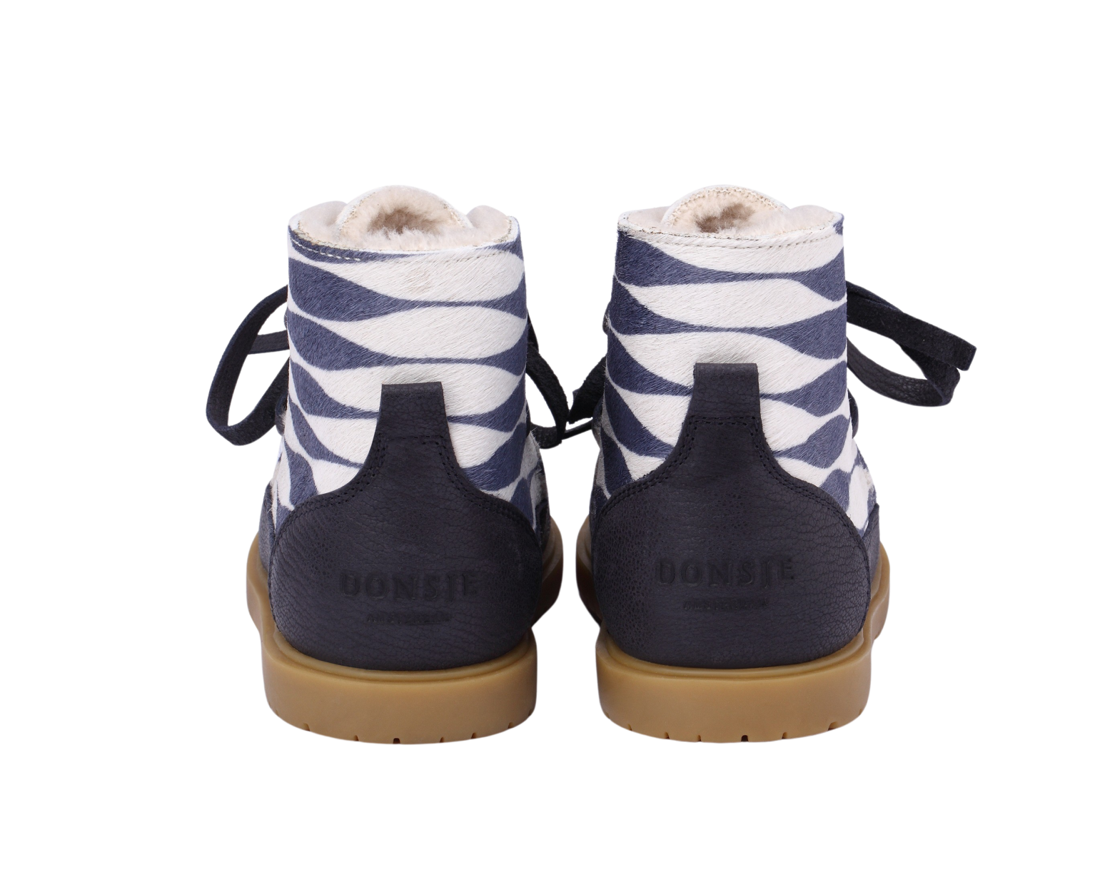 Buddy Exclusive Boots | Blue Striped Cow Hair