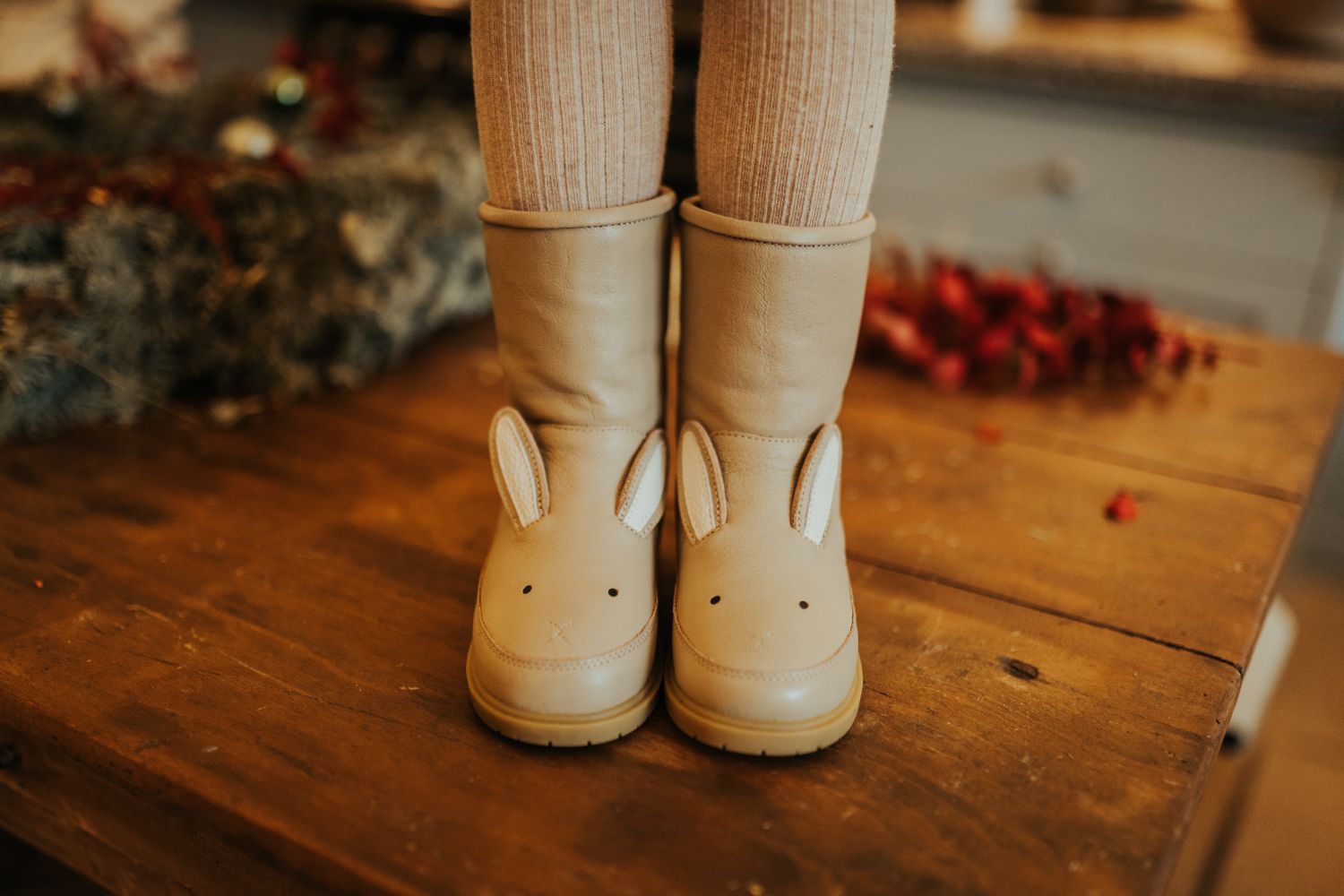 Wadudu Classic Boots | Bunny | Taupe Leather