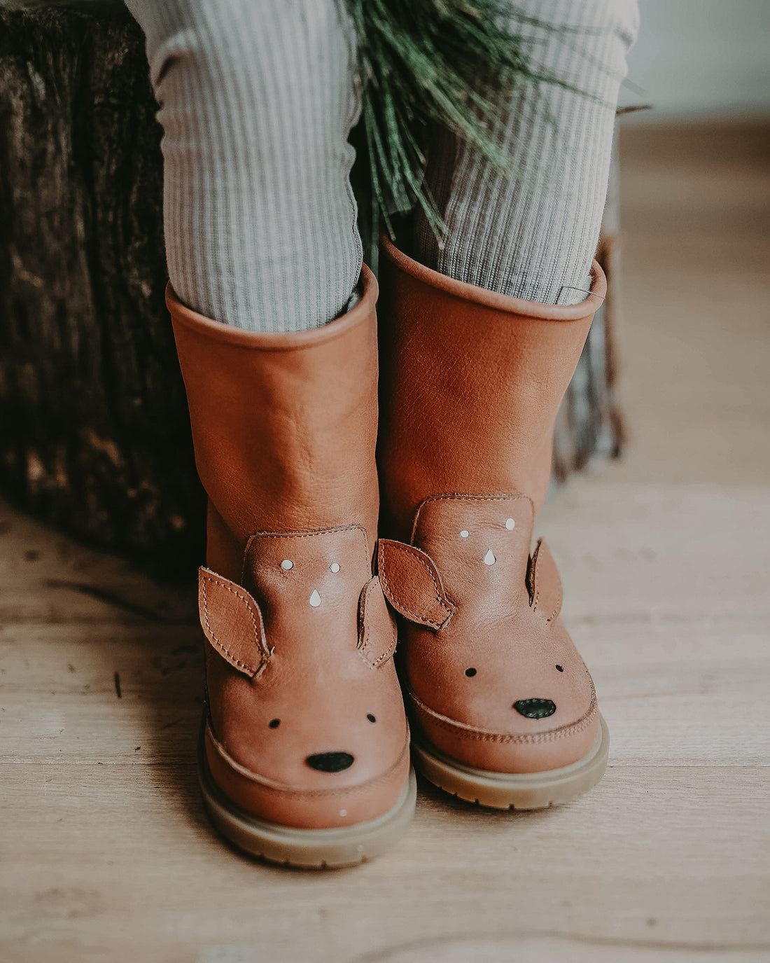 Wadudu Classic Boots | Deer | Walnut Leather