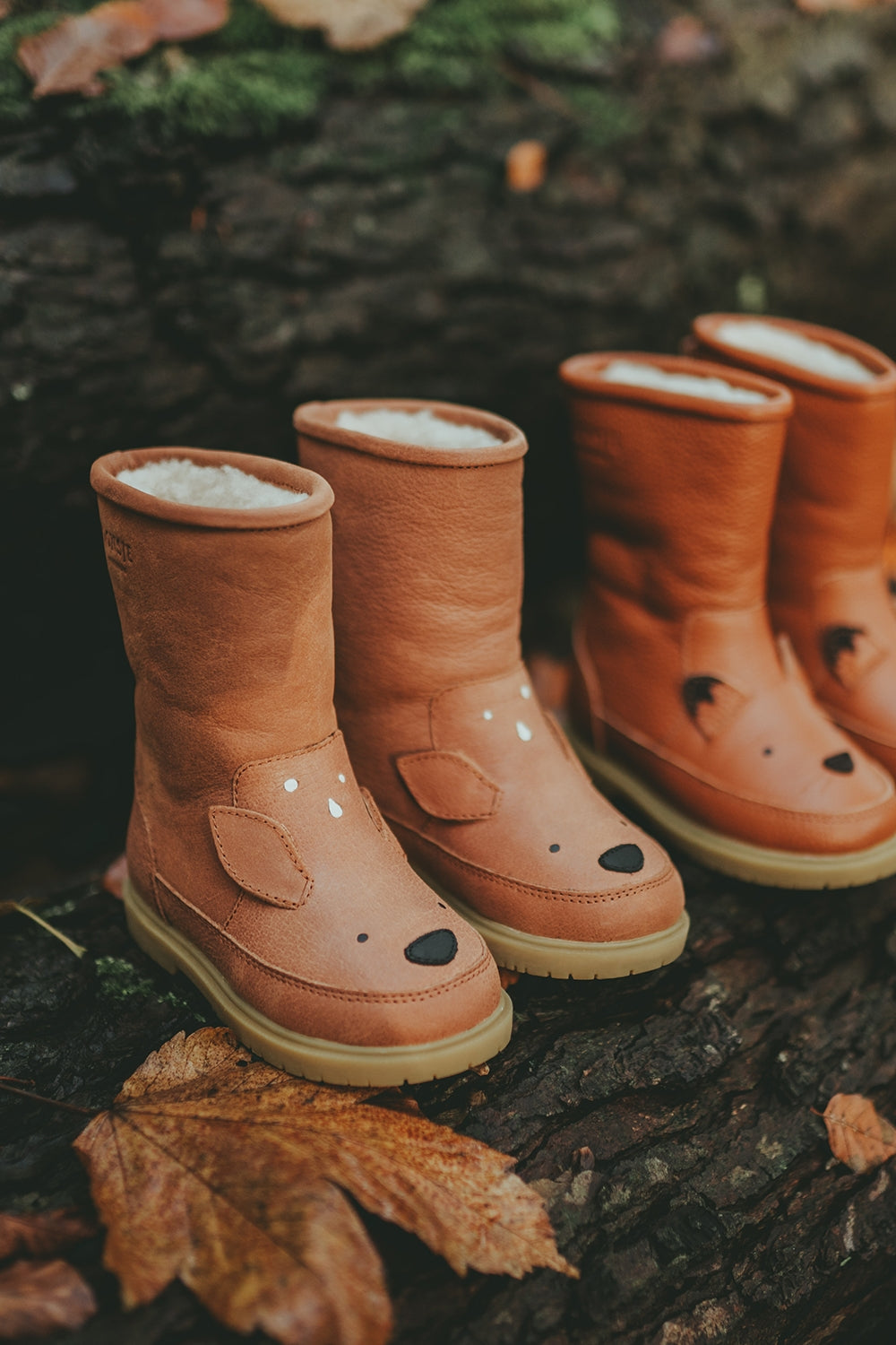 Wadudu Classic Boots | Deer | Walnut Leather