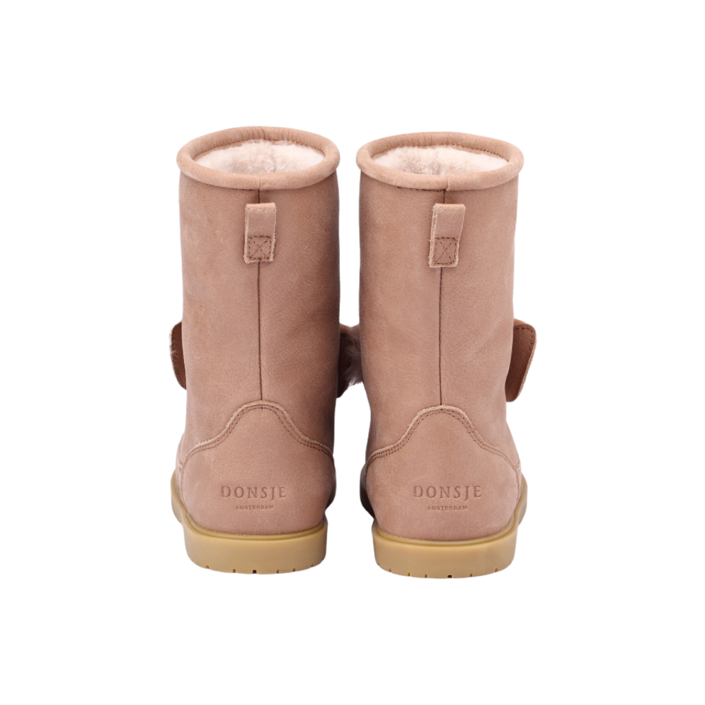 Wadudu Exclusive Boots | Fluffy Bunny | Hazelnut Leather