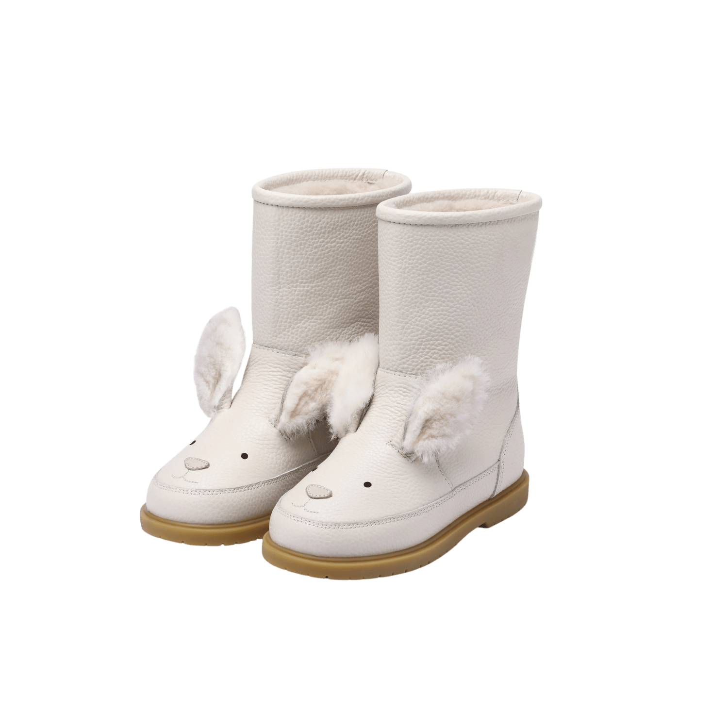 Wadudu Exclusive Boots | Rabbit | Off White Leather