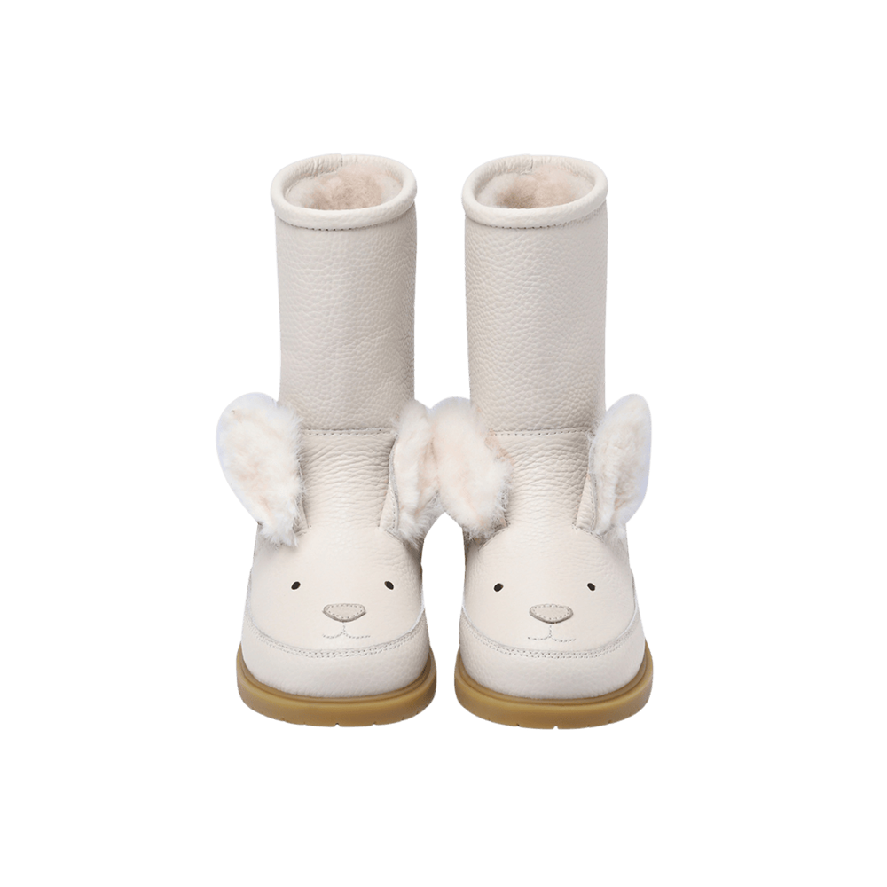 Wadudu Exclusive Boots | Rabbit | Off White Leather