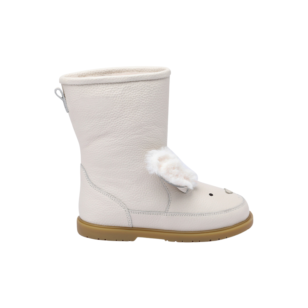 Wadudu Exclusive Boots | Rabbit | Off White Leather