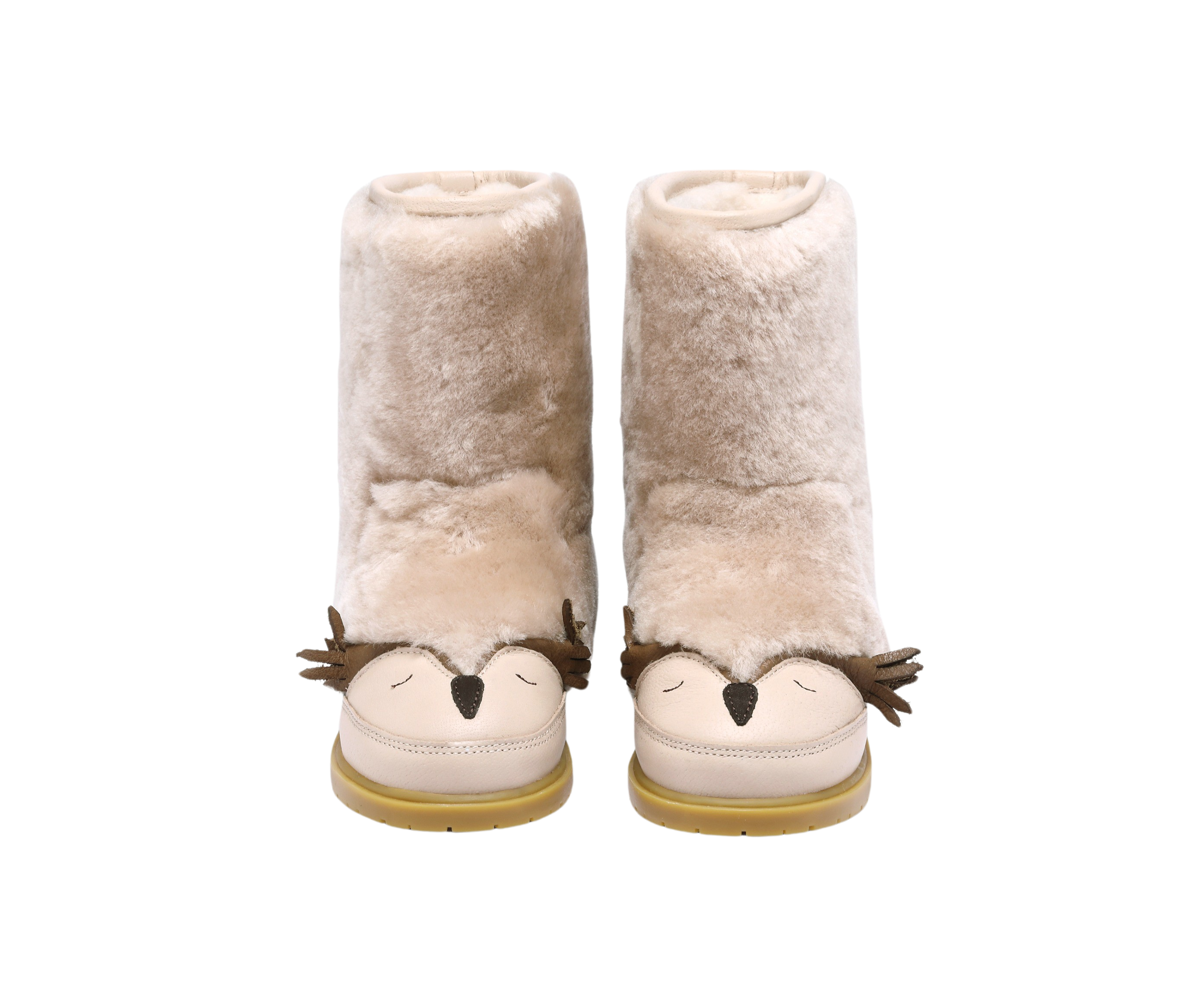 Wadudu Exclusive | Owl | Light Beige Sheep Wool