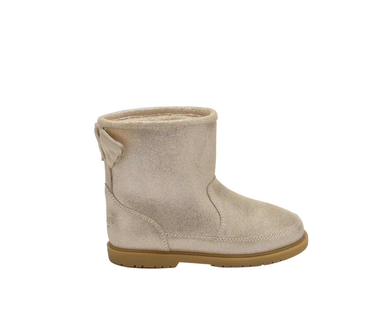 Angela Boots | Wings | Silver Metallic Leather