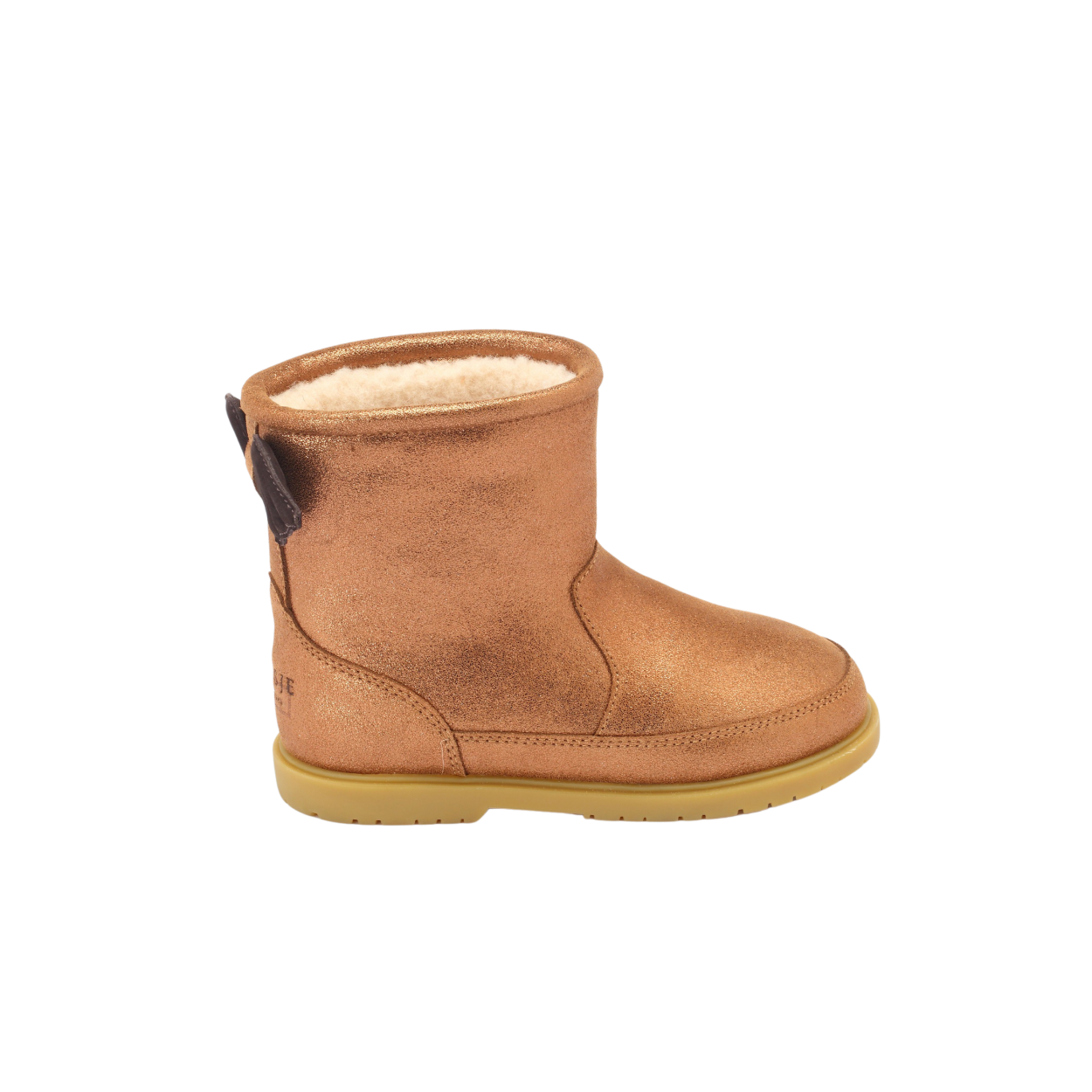 Angela Boots | Wings | Bronze Metallic Leather