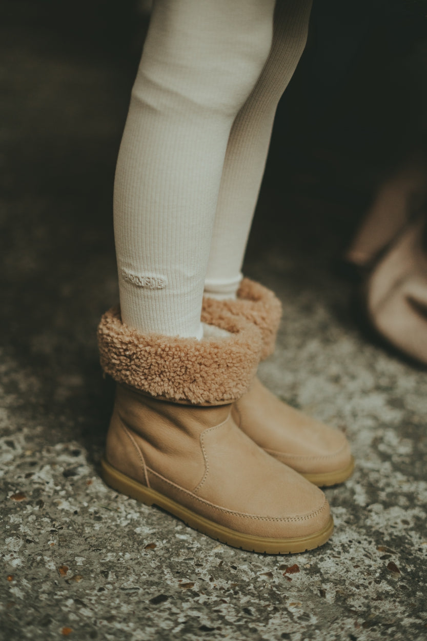 Nold Boots | Beige Leather