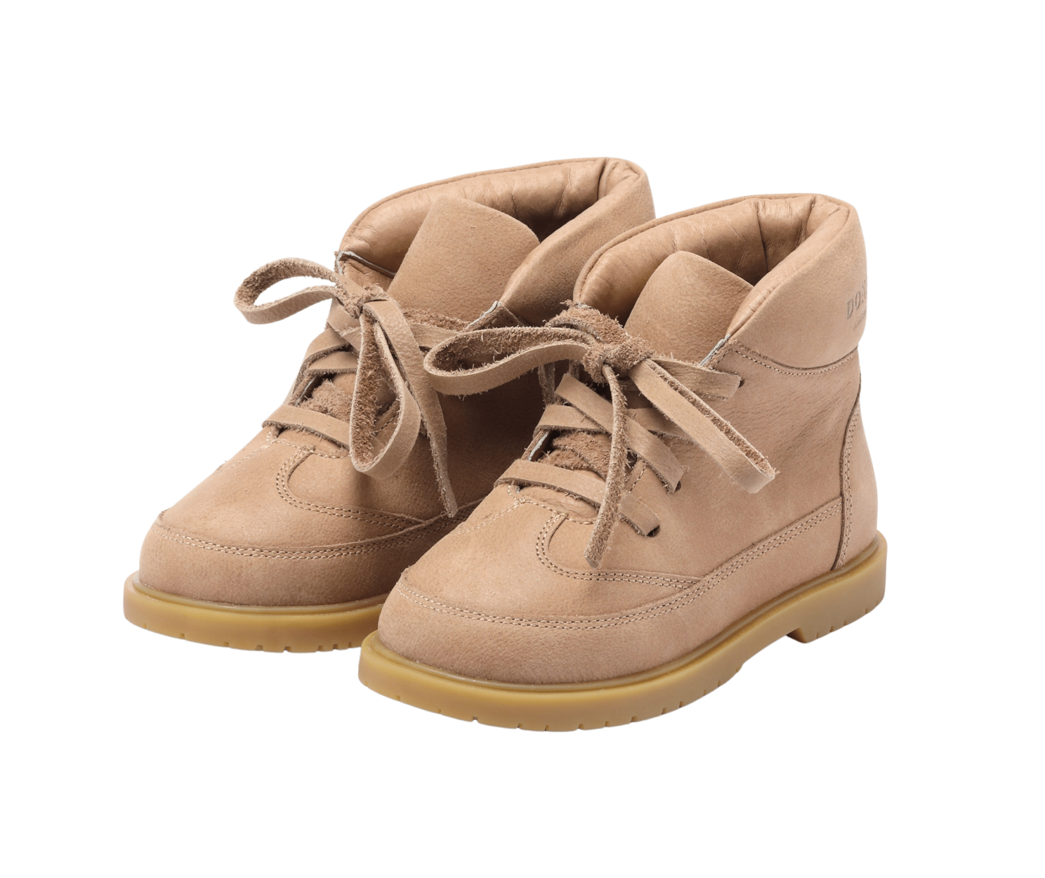 【Donsje】Saint Bernard truffle nubuck Morris Saint Bernard Velcro Back Strap Nubuck Shoes, Truffle