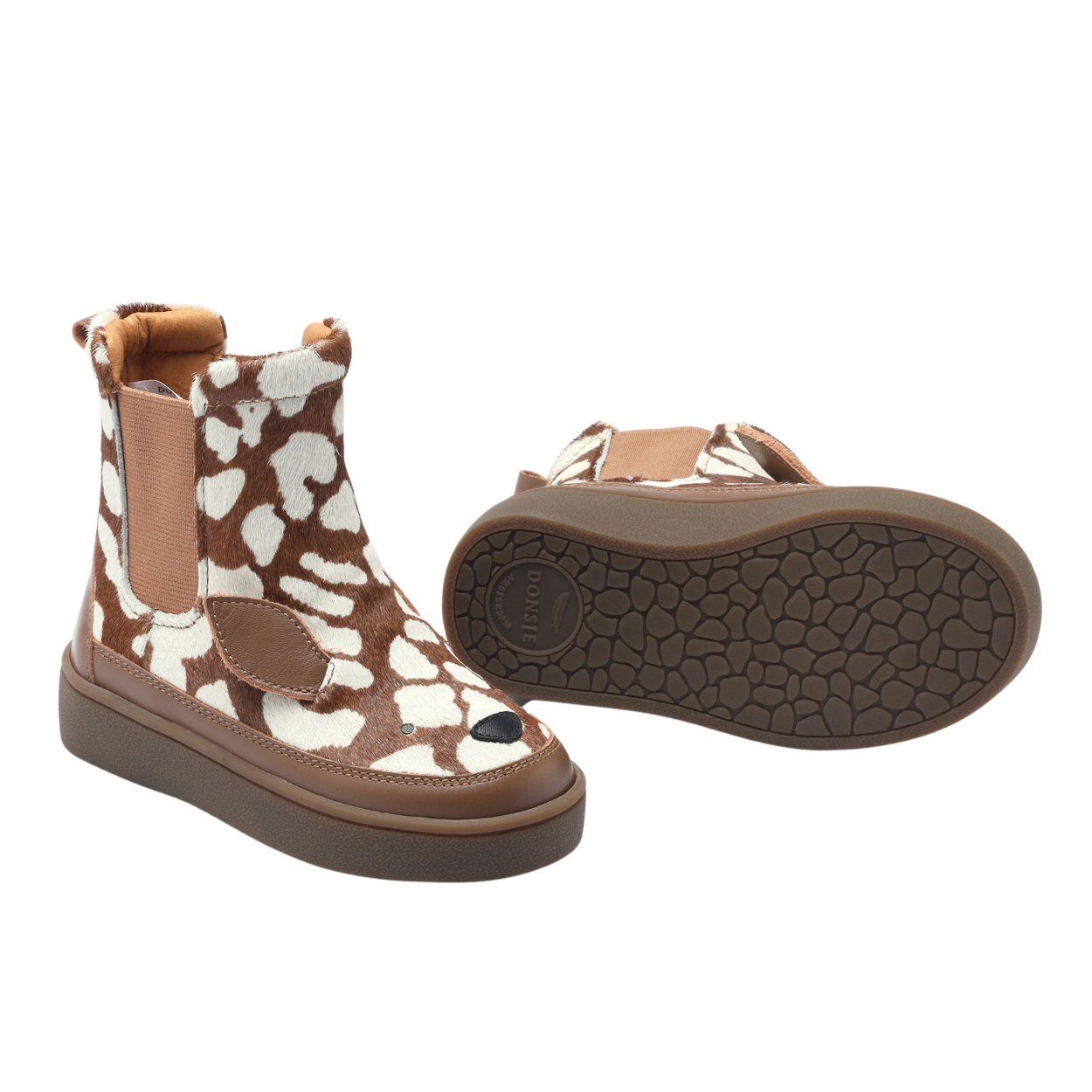 Thuru Exclusive Boots | Bambi | Brown Spotted Cow Hair