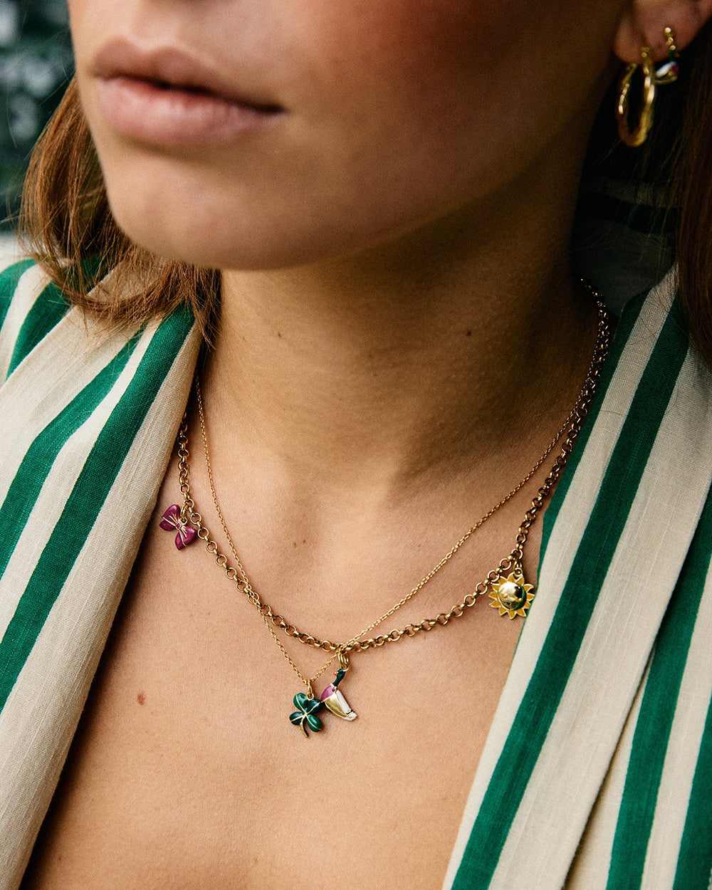 Jasseron Plain Necklace | Gold Plated