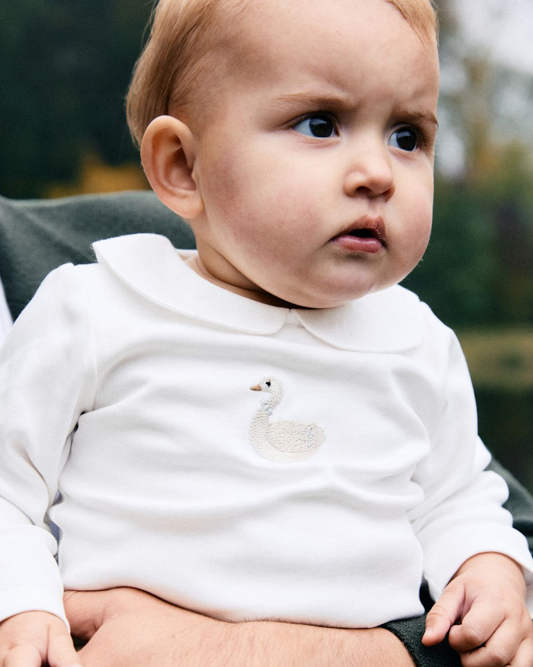 Shimmer Swan Bodysuit | Off White