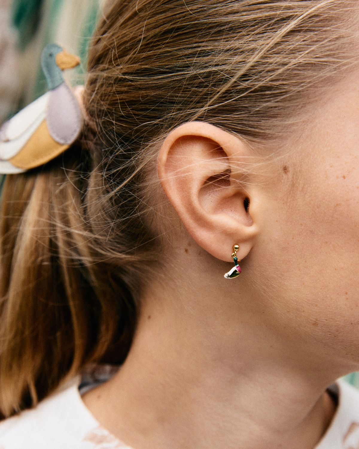 Single Posh Mallard Stud | Multi Color