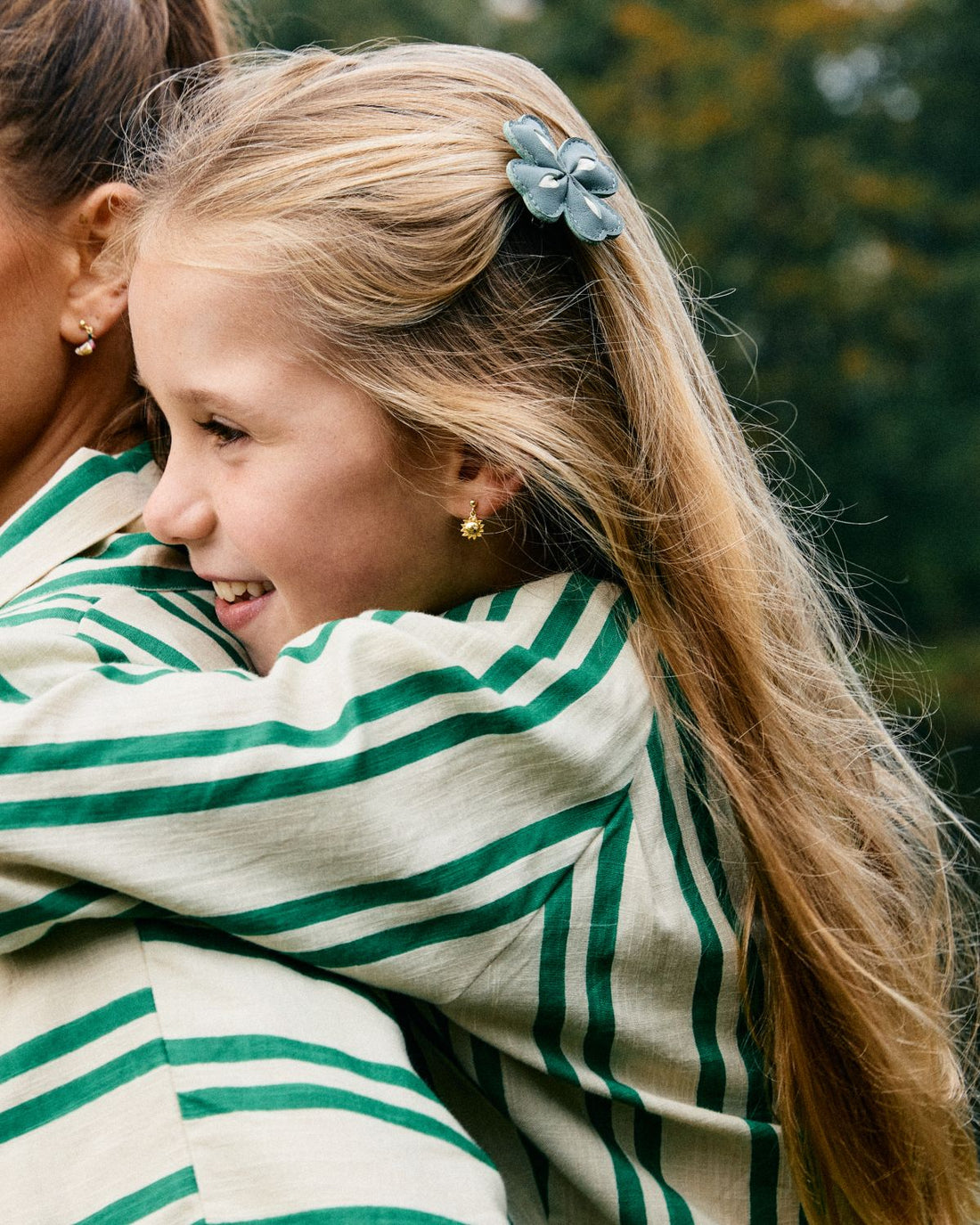 Single Rays of Sun Stud | Yellow Gold