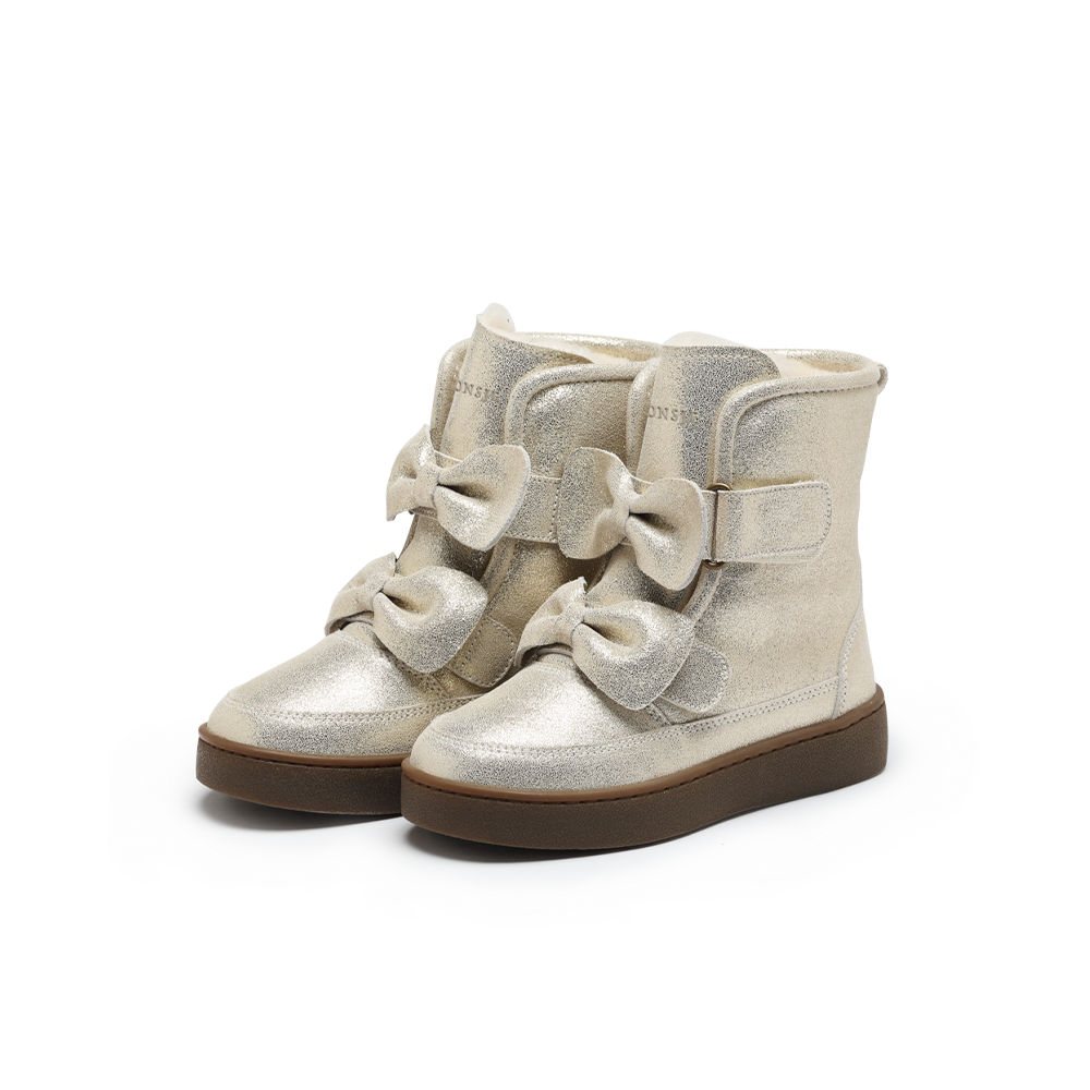 Isa Exclusive Boots | Silver Metallic Leather