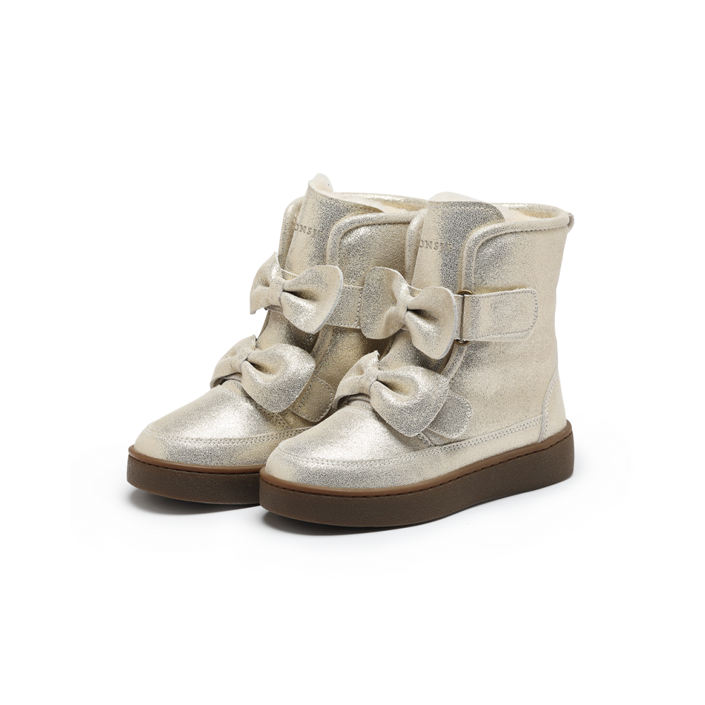 Isa Exclusive Boots | Silver Metallic Leather