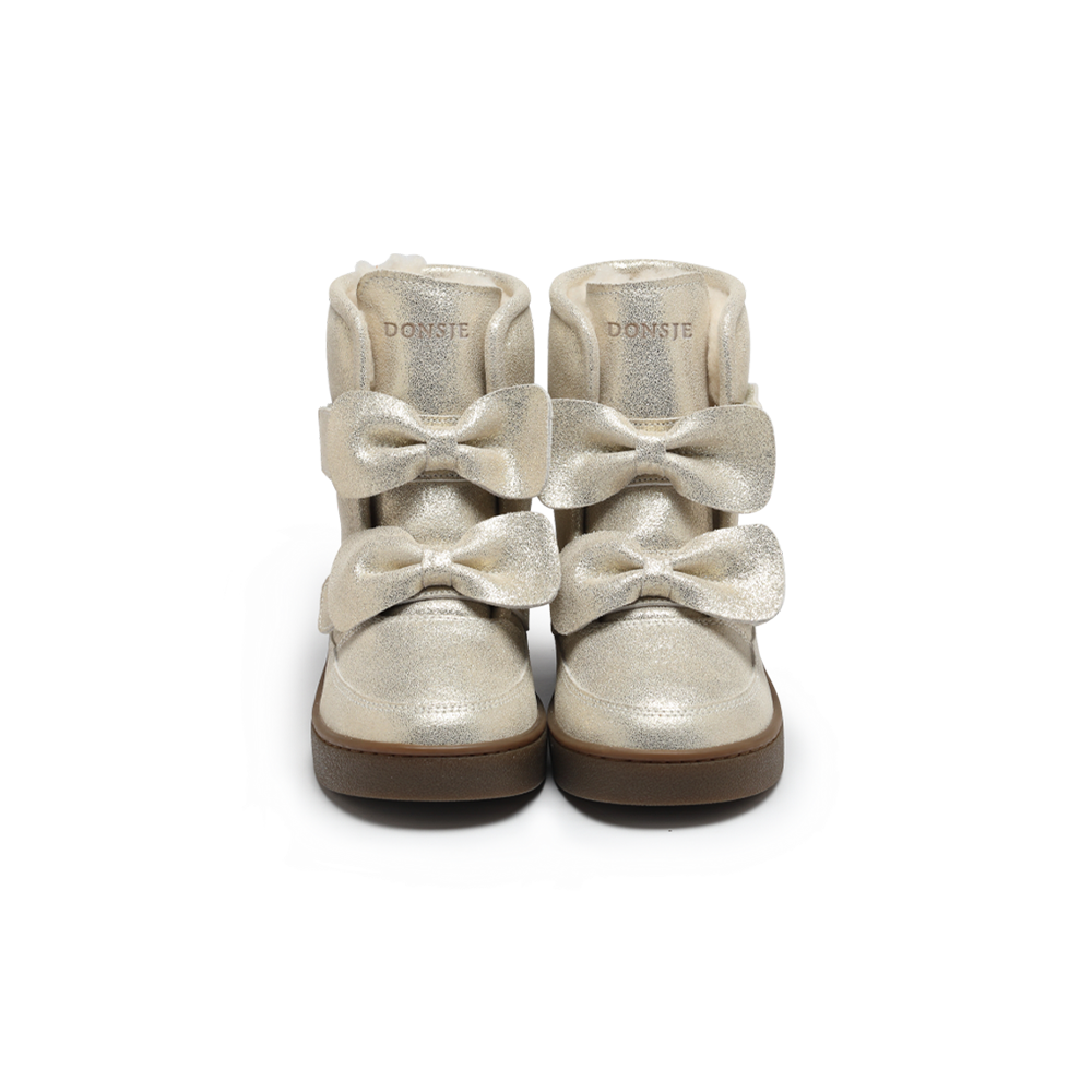 Isa Exclusive Boots | Silver Metallic Leather