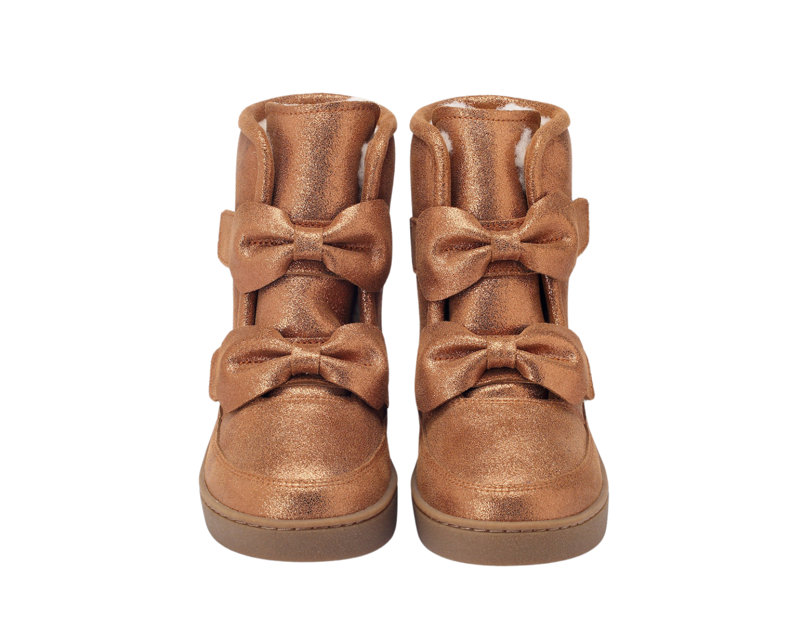 Isa Exclusive Boots | Bronze Metallic Leather