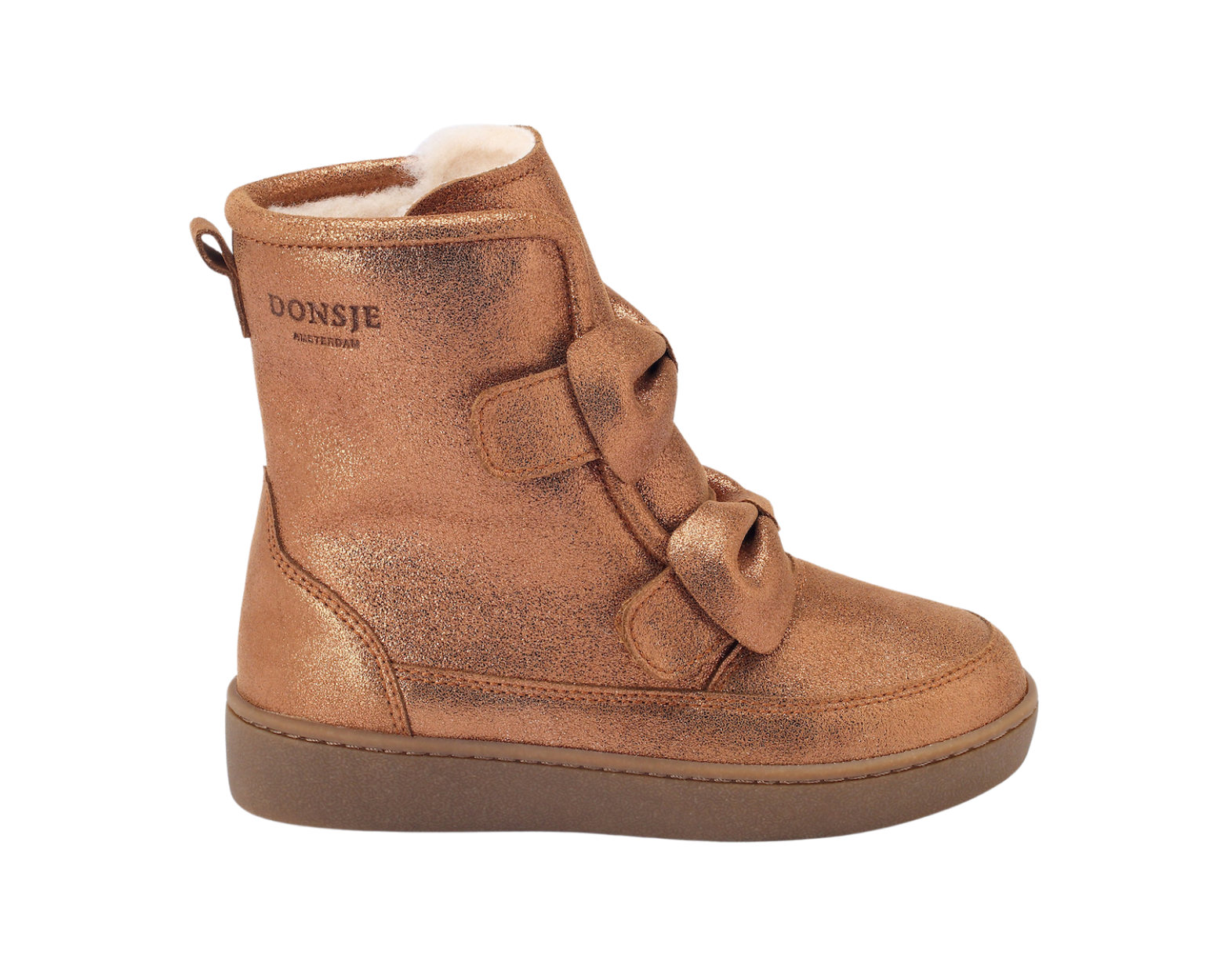 Isa Exclusive Boots | Bronze Metallic Leather