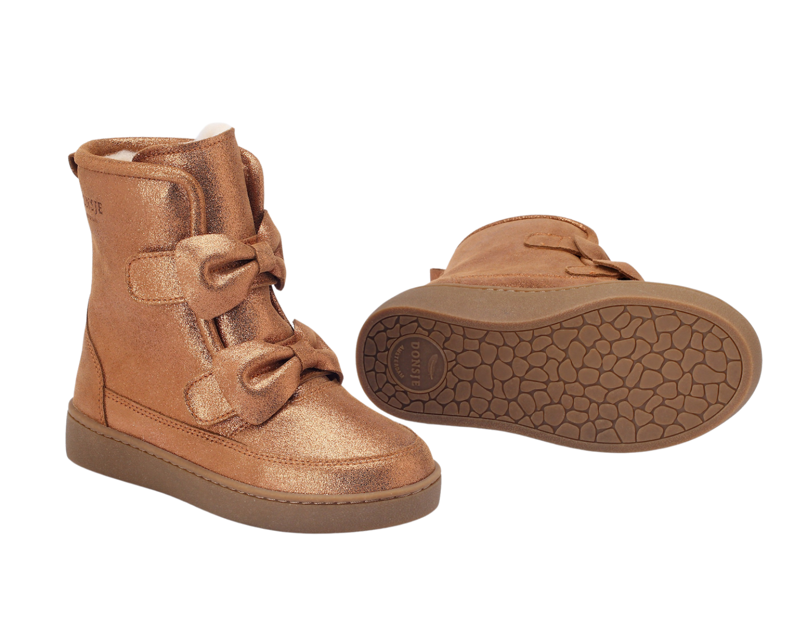 Isa Exclusive Boots | Bronze Metallic Leather