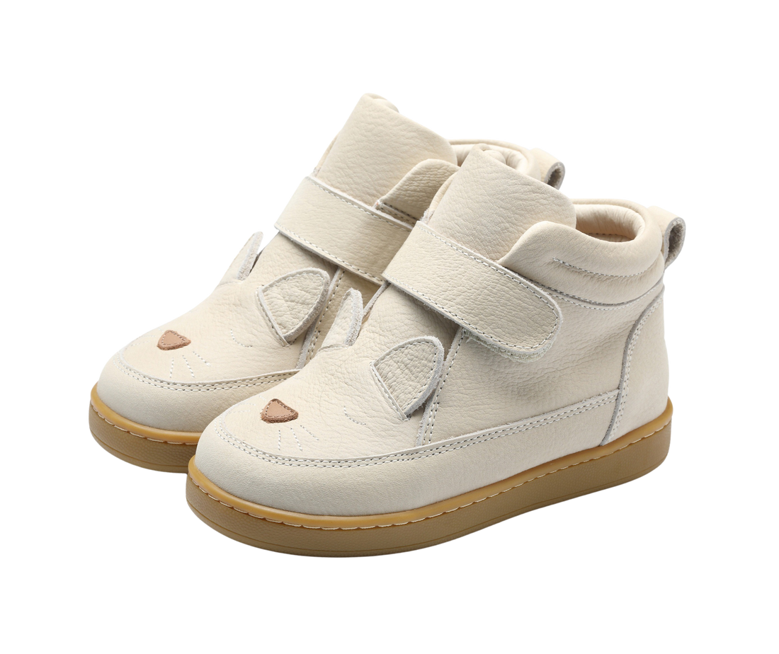 Mika Sneakers | Kitten | Cream Betting Leather