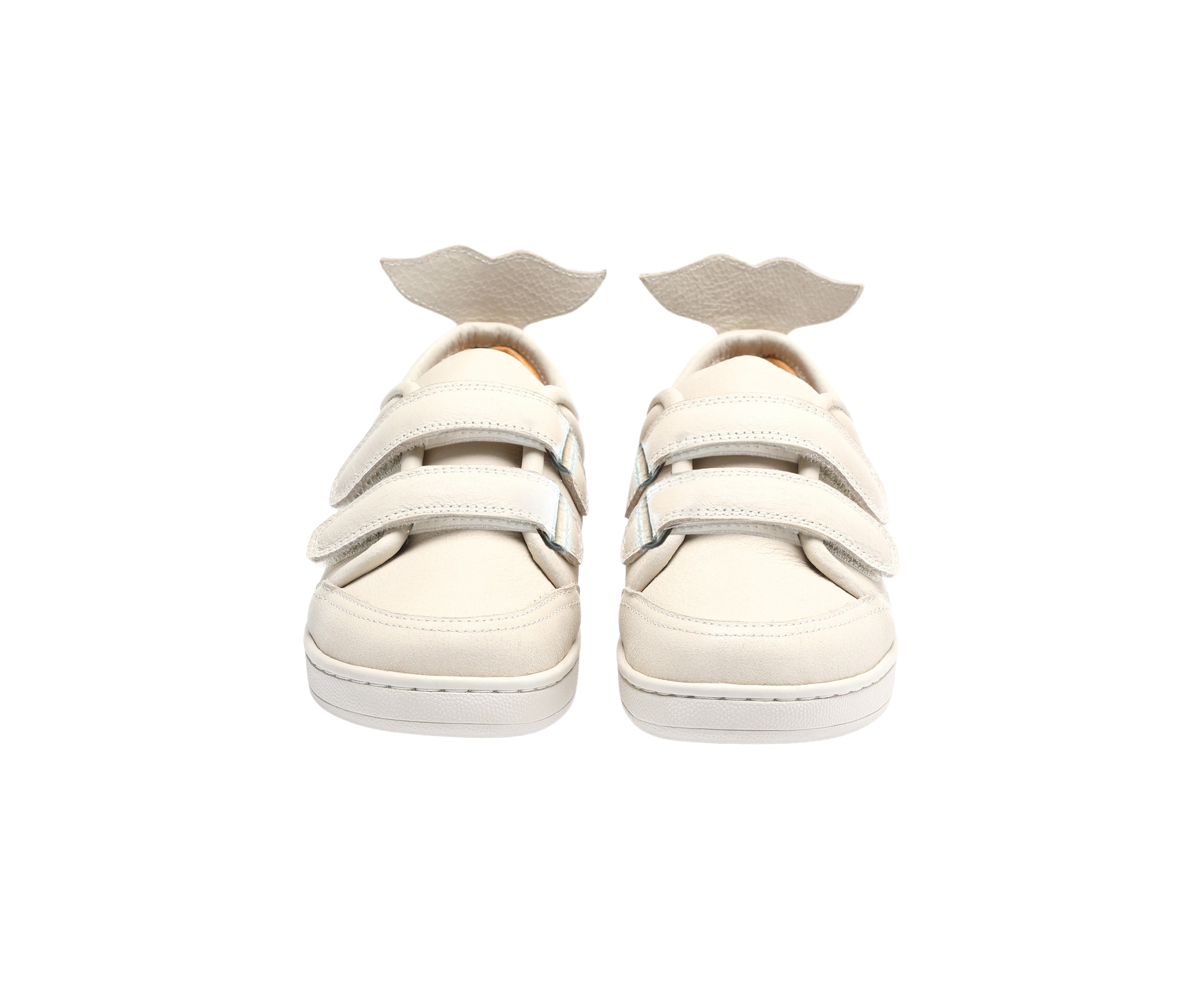 Rian Sneakers | Cream Betting Leather