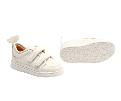 Rian Sneakers | Cream Betting Leather