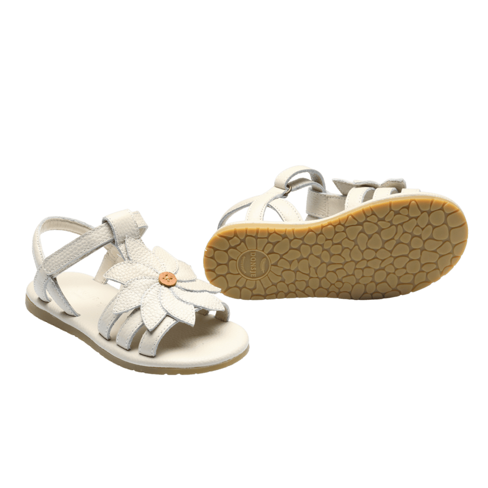 Iles Fields Sandals | Daisy | Off White Leather