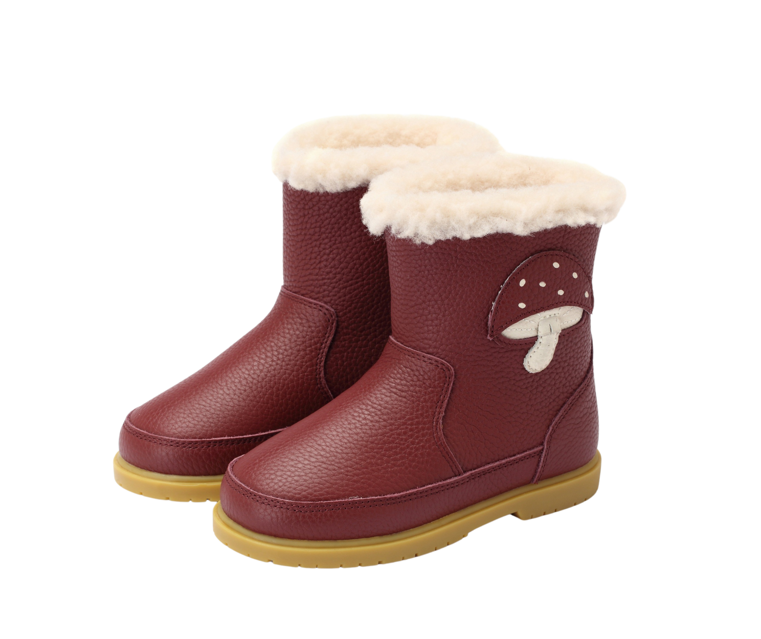 Dusk Boots | Toadstool | Burgundy Leather