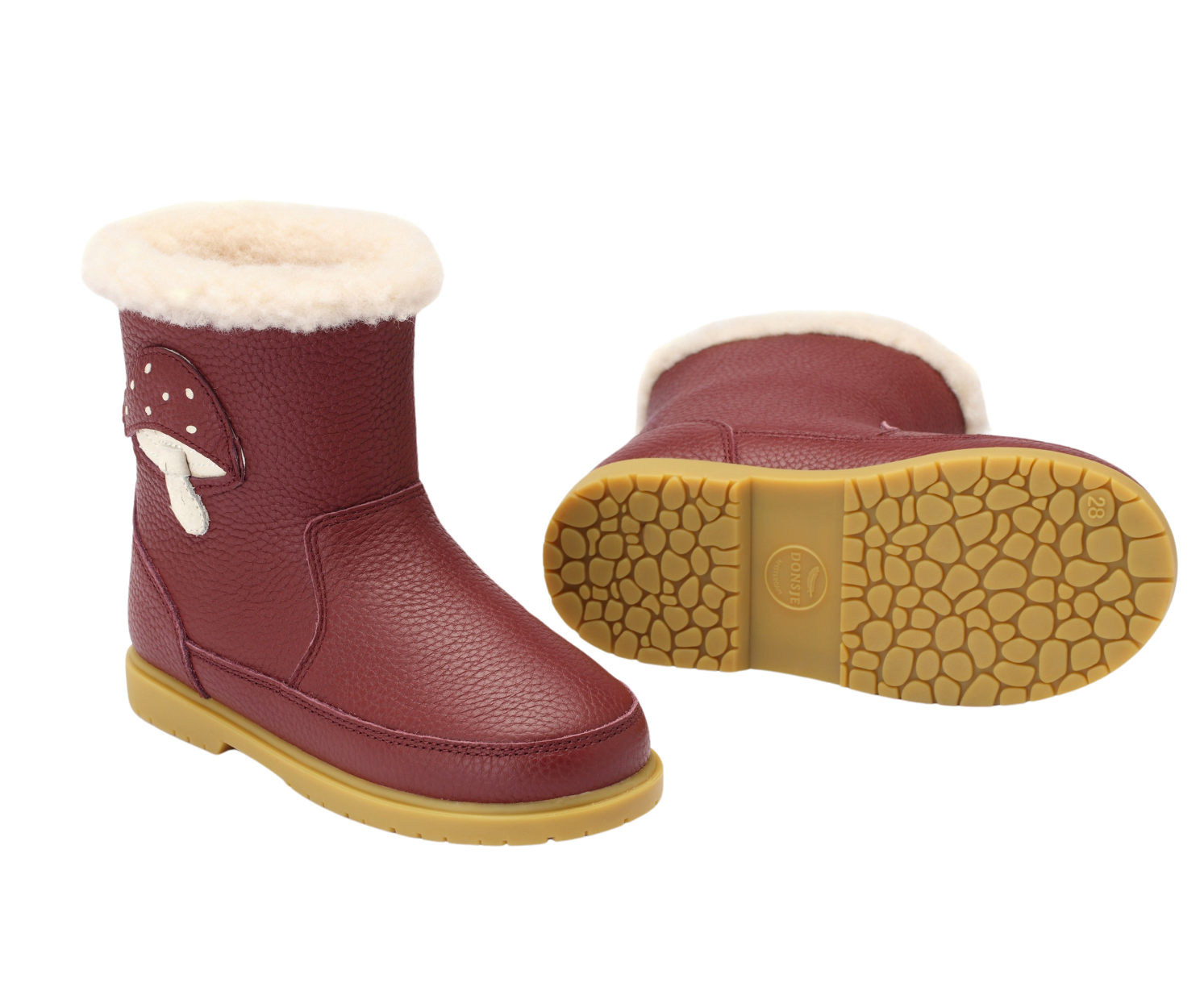 Dusk Boots | Toadstool | Burgundy Leather
