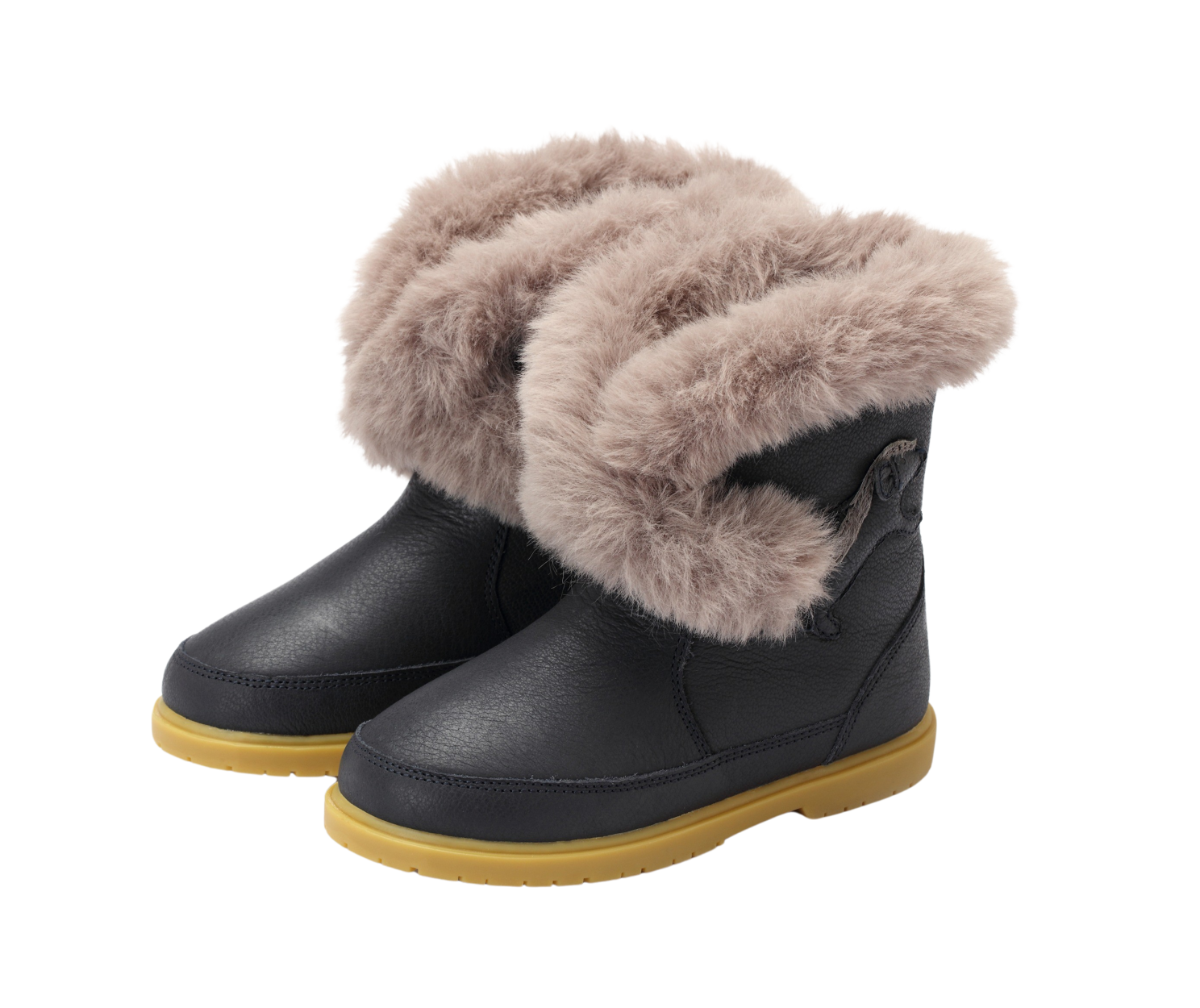 Tusi Boots | Skunk | Navy Leather