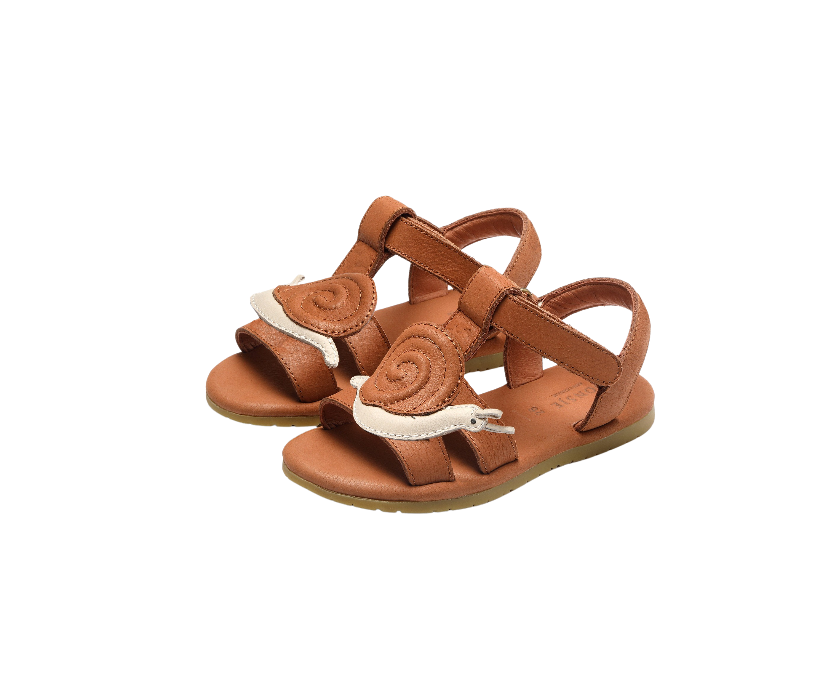 Escar Sandals | Snail | Walnut Leather
