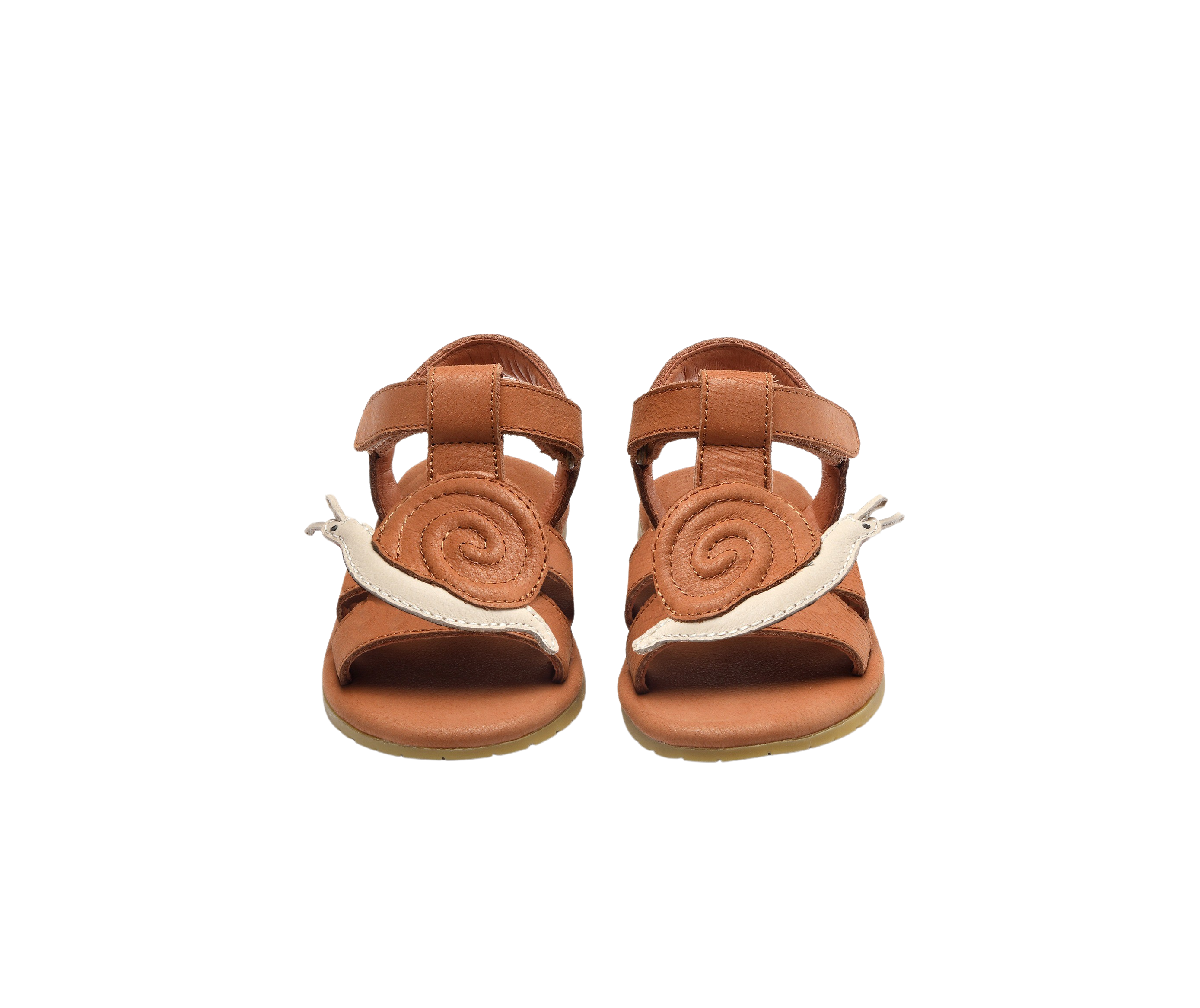 Escar Sandals | Snail | Walnut Leather