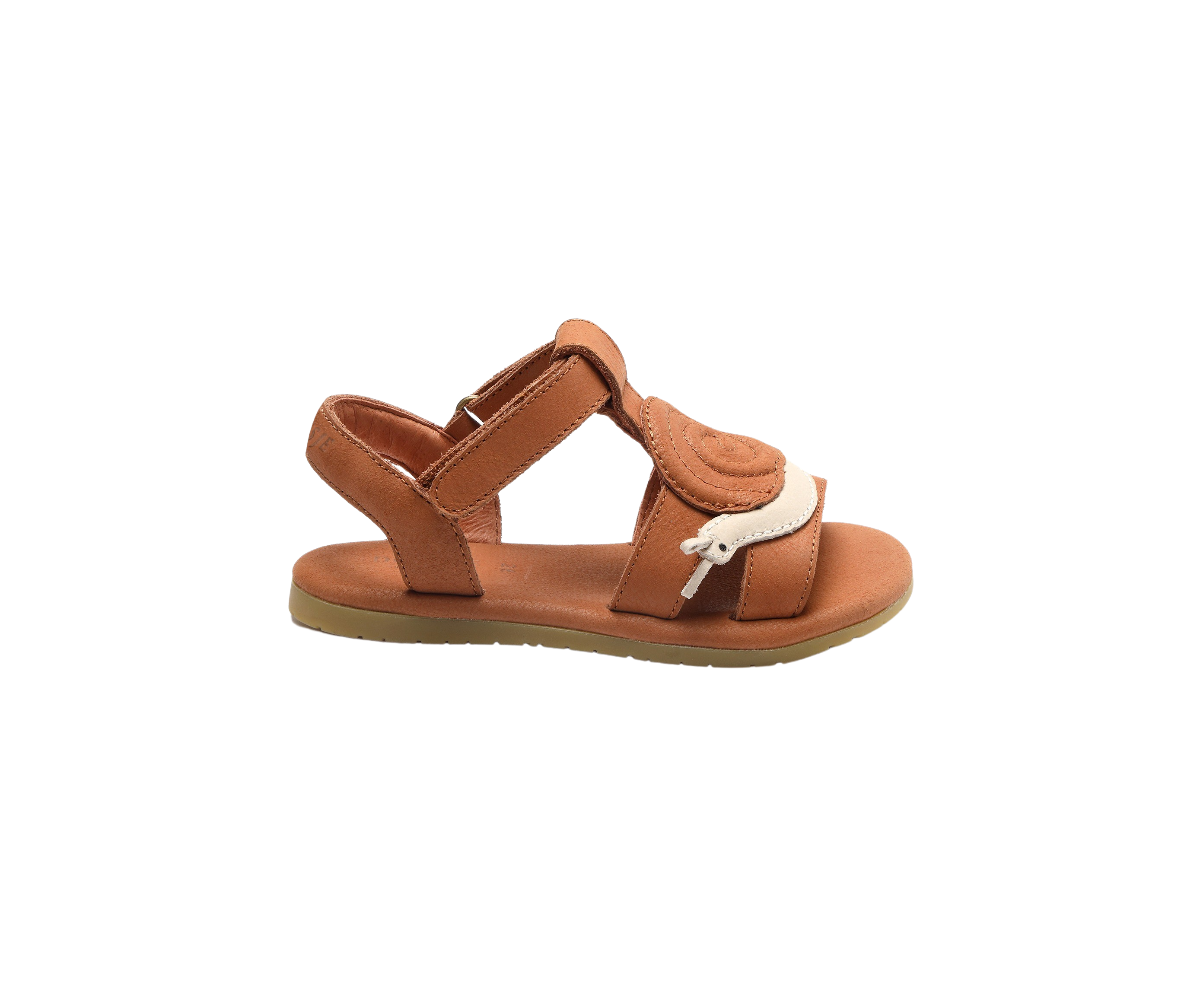 Escar Sandals | Snail | Walnut Leather