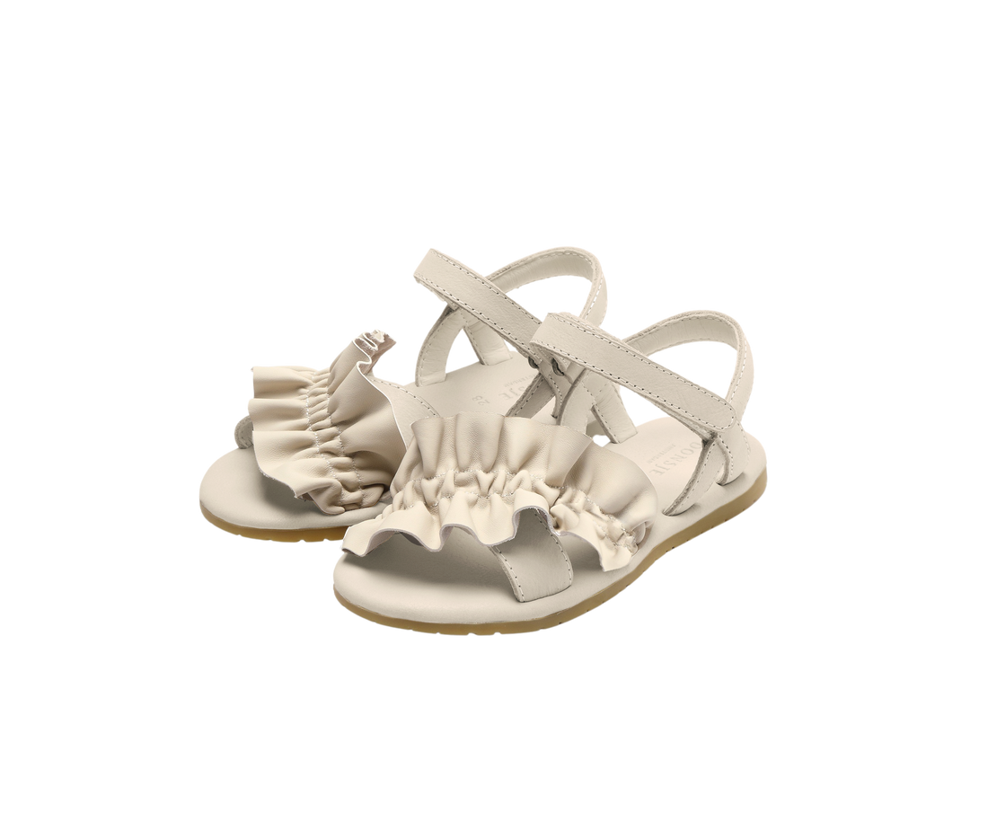 Fine Sandals | Ivory Leather